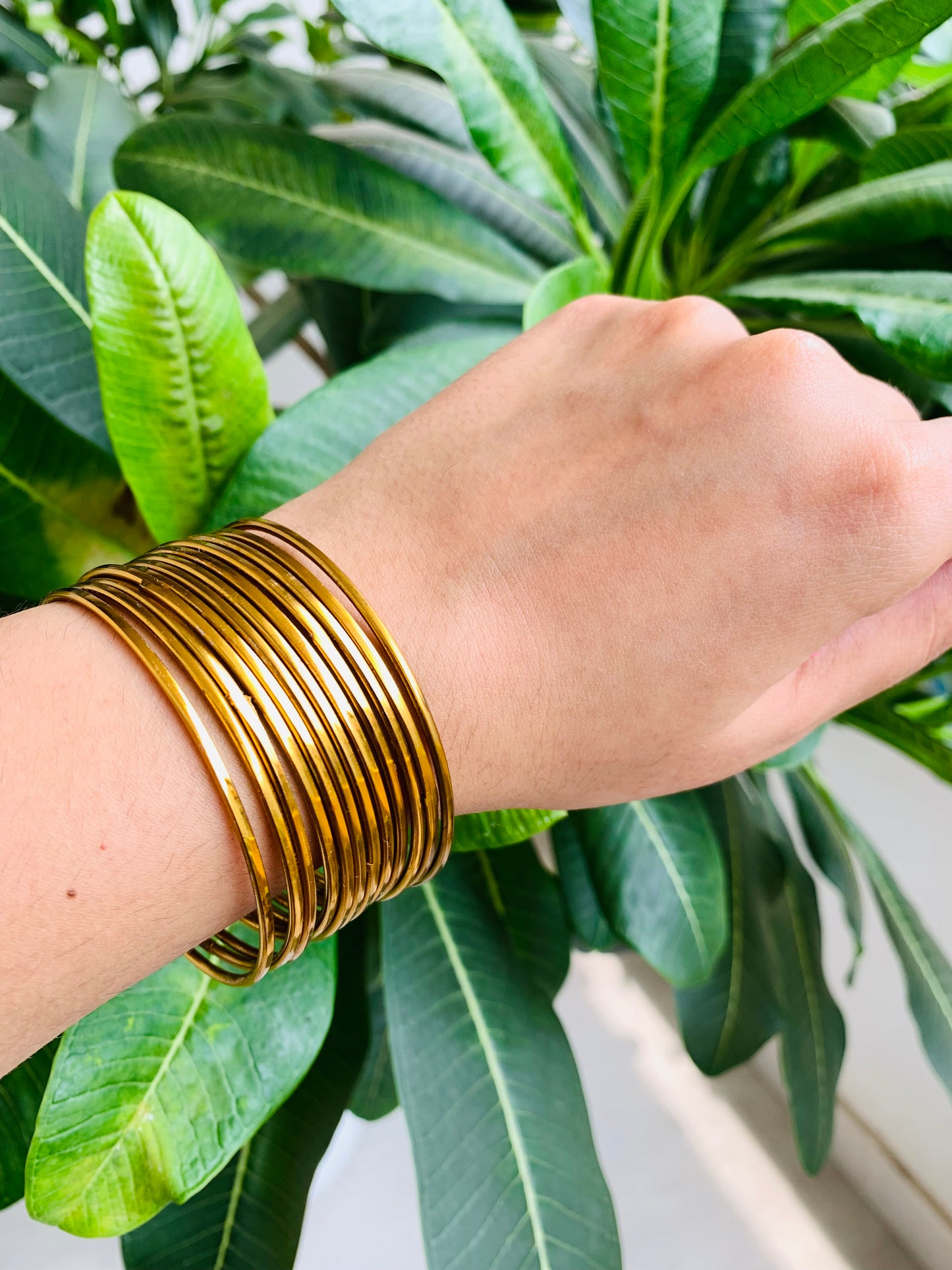 Golden Metal Bangles