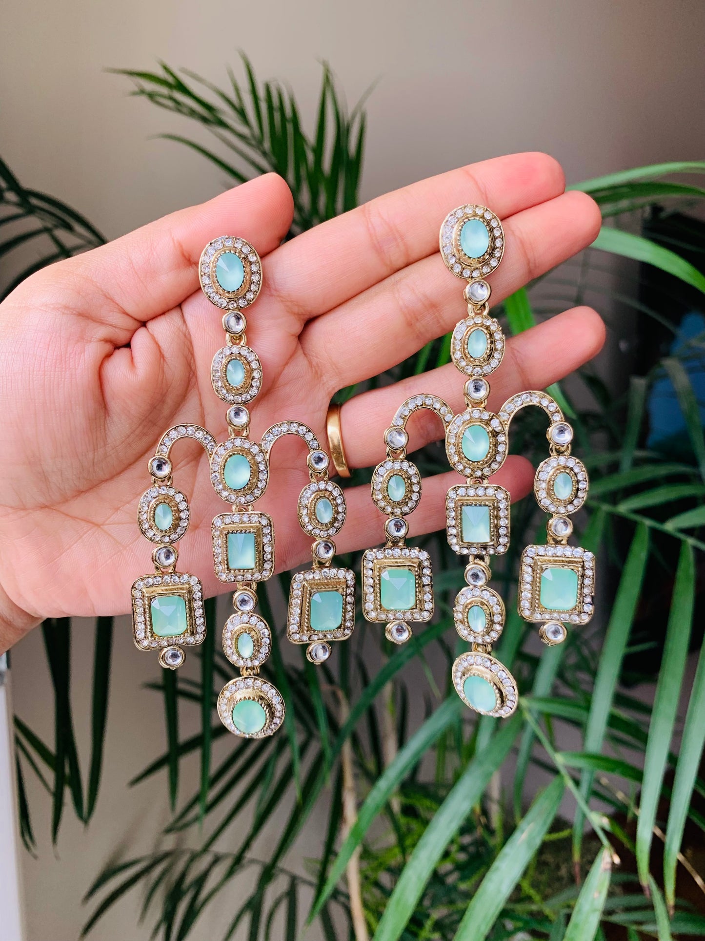 Designer Stone Earrings