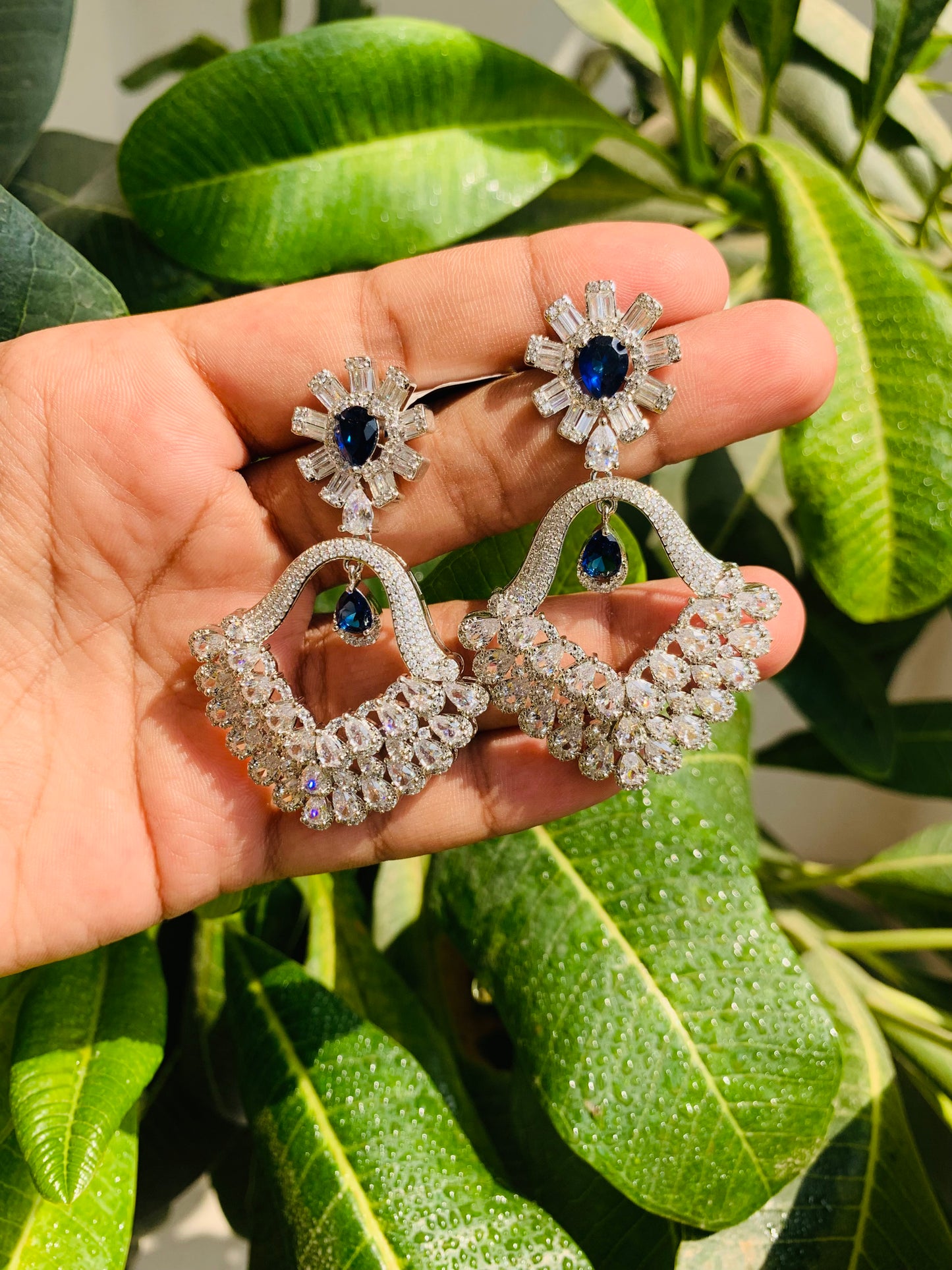 Real Look American Diamond Earrings