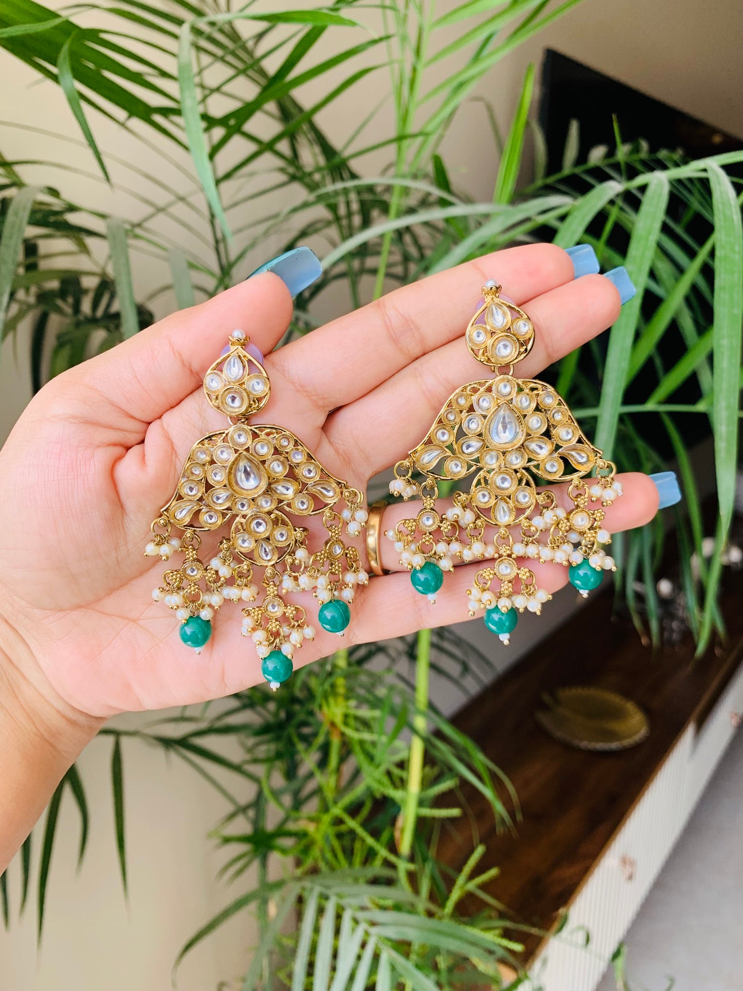 Traditional Kundan Earrings