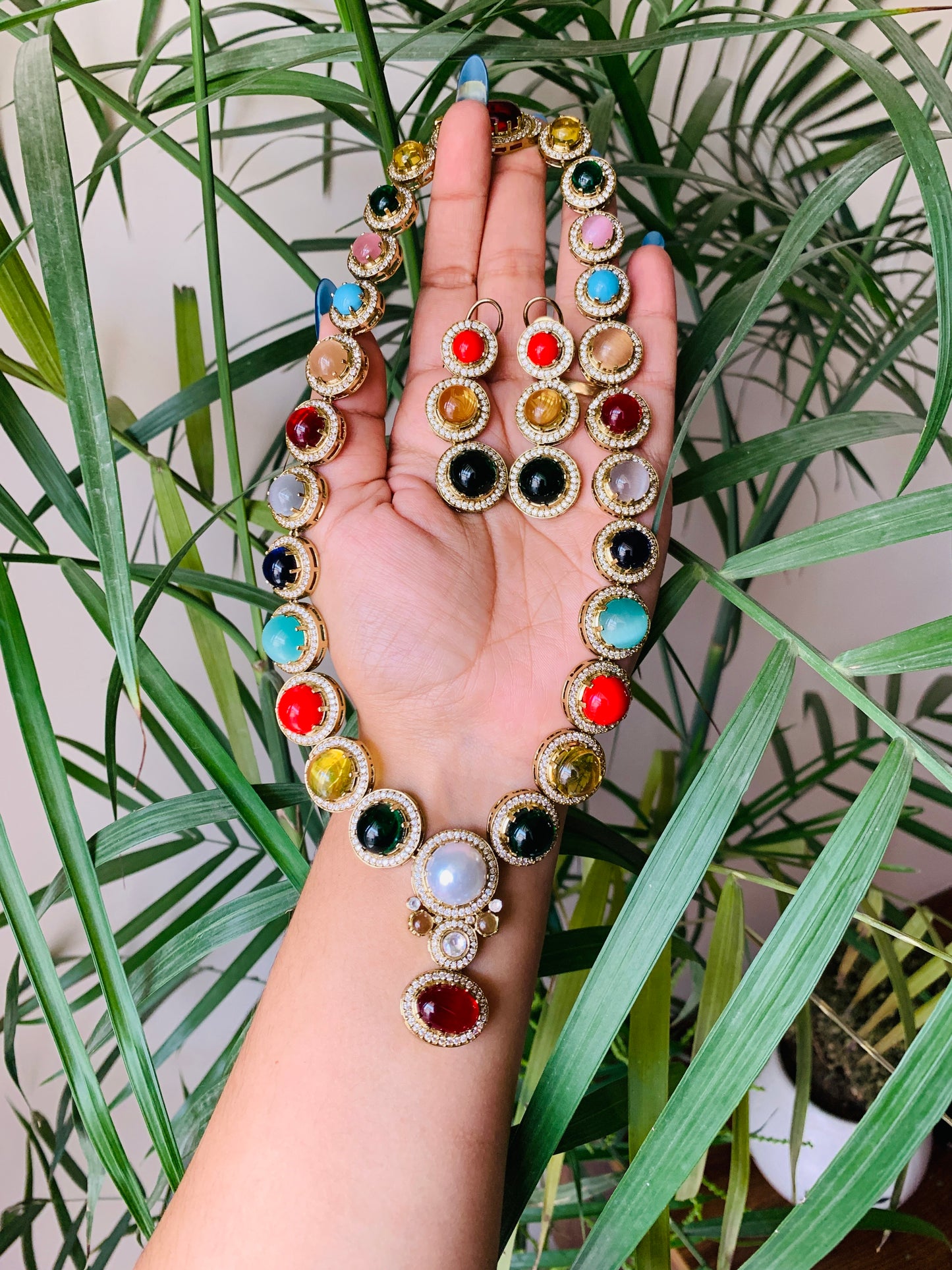 Multicolor Long Haar