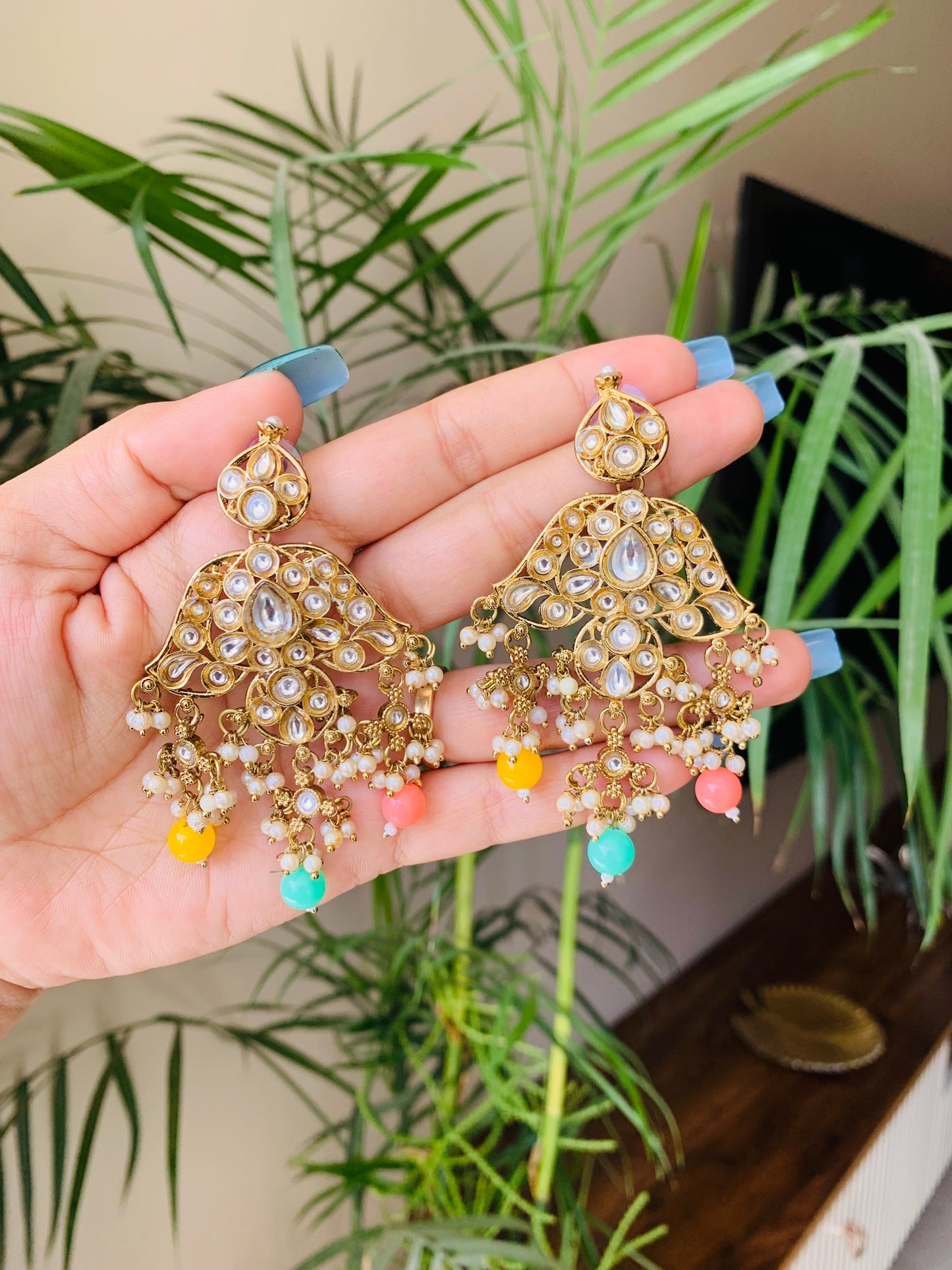 Traditional Kundan Earrings