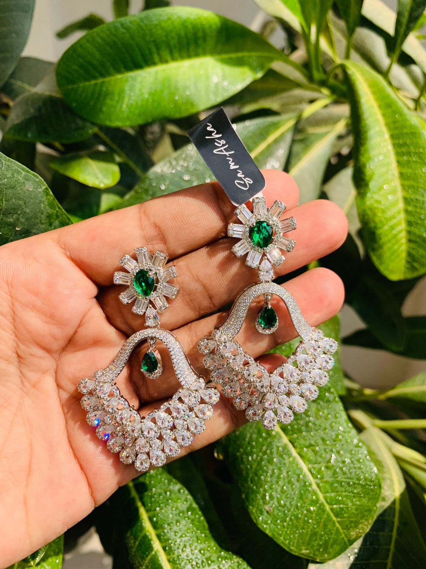 Real Look American Diamond Earrings