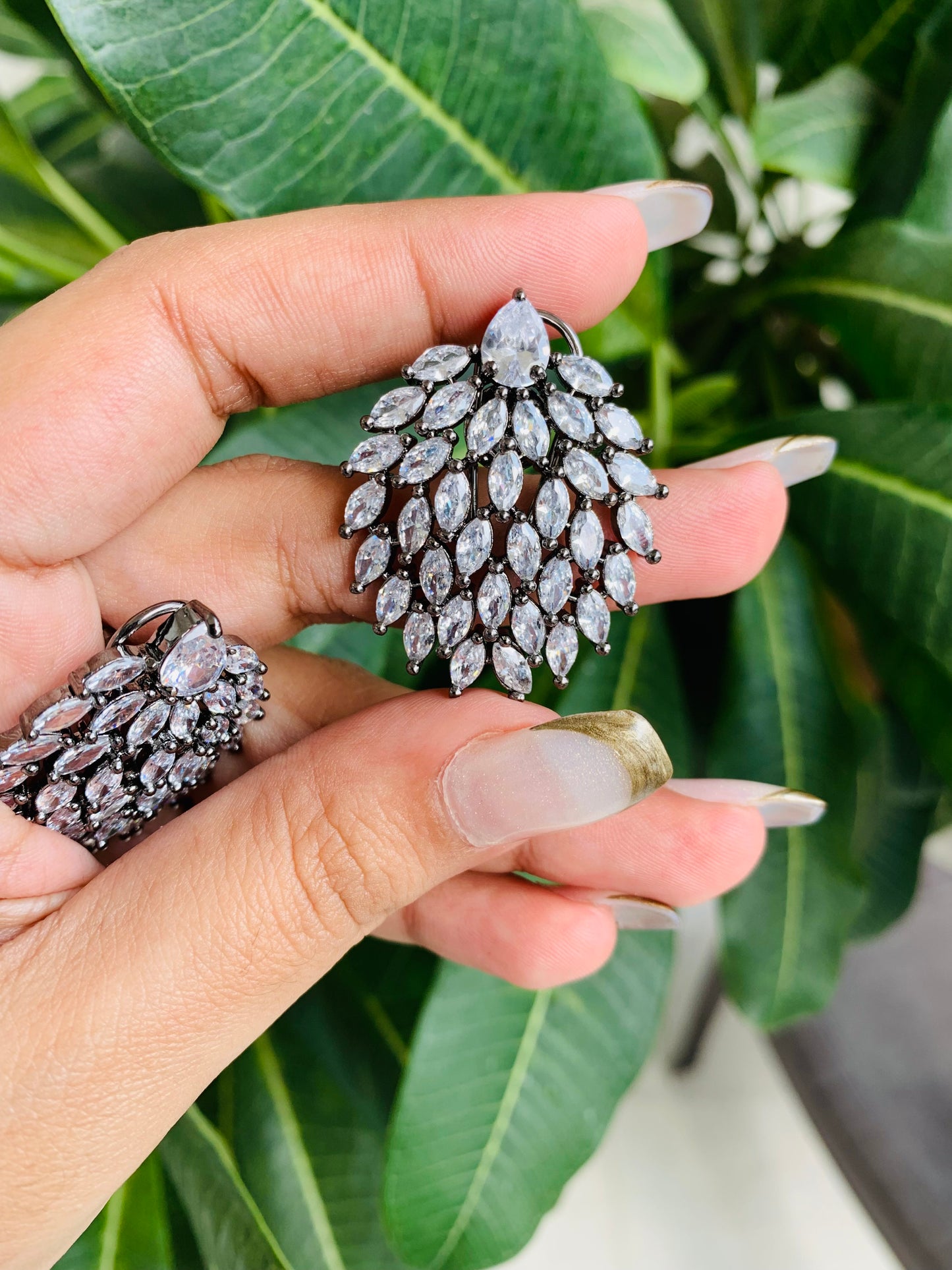 Leaf Shaped Studs