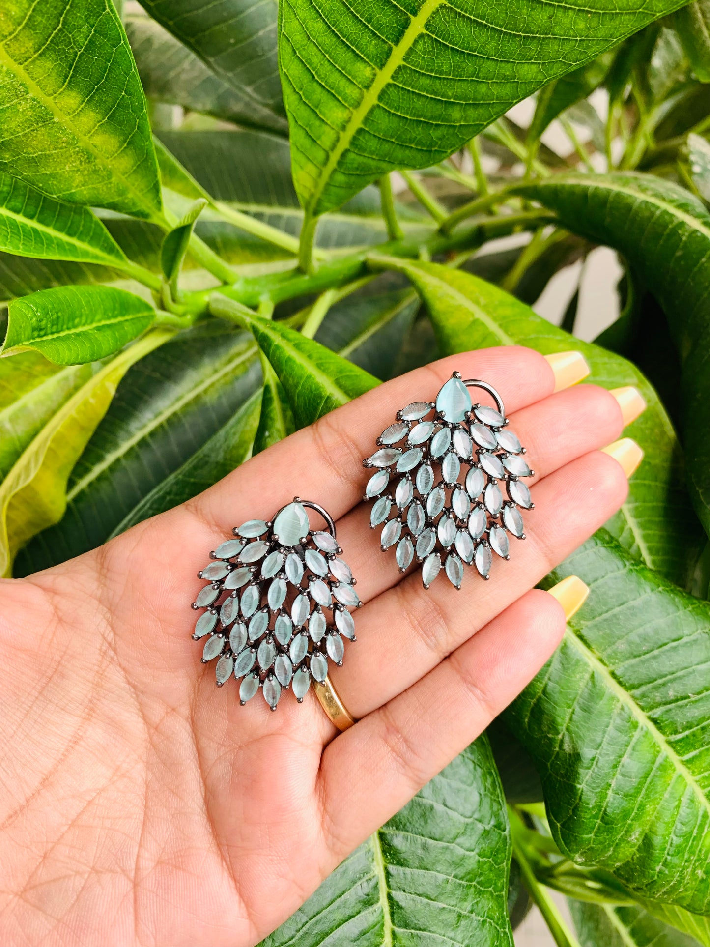 Leaf Shaped Studs