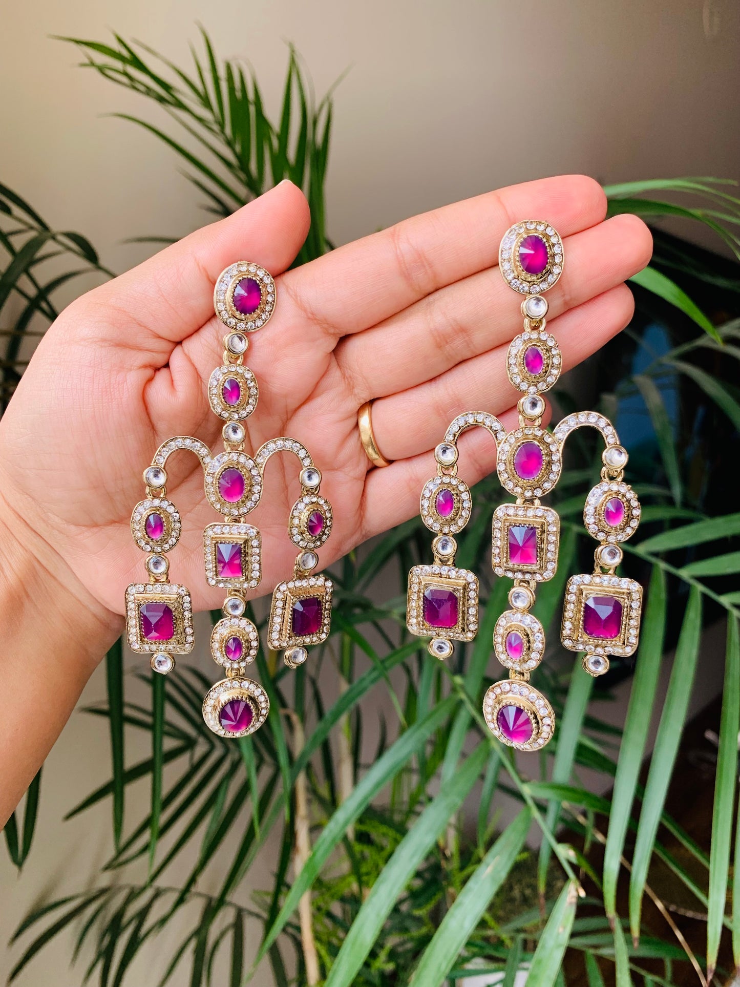 Designer Stone Earrings