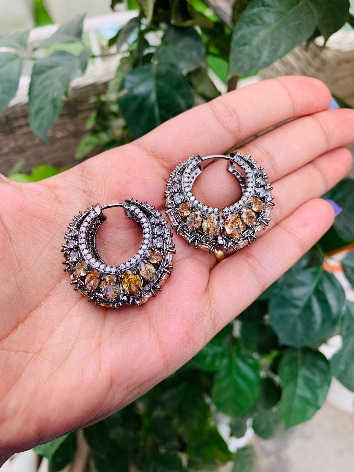 Statement Hoops(Baalis) Light Colors