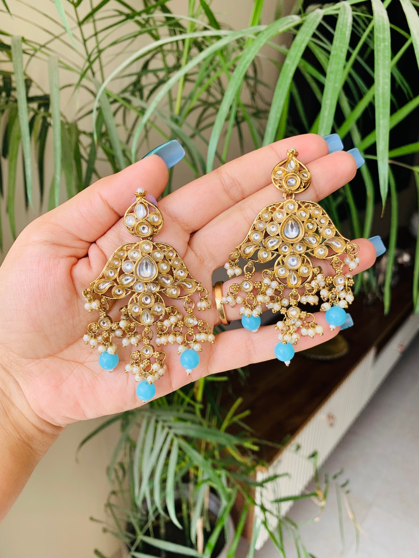 Traditional Kundan Earrings