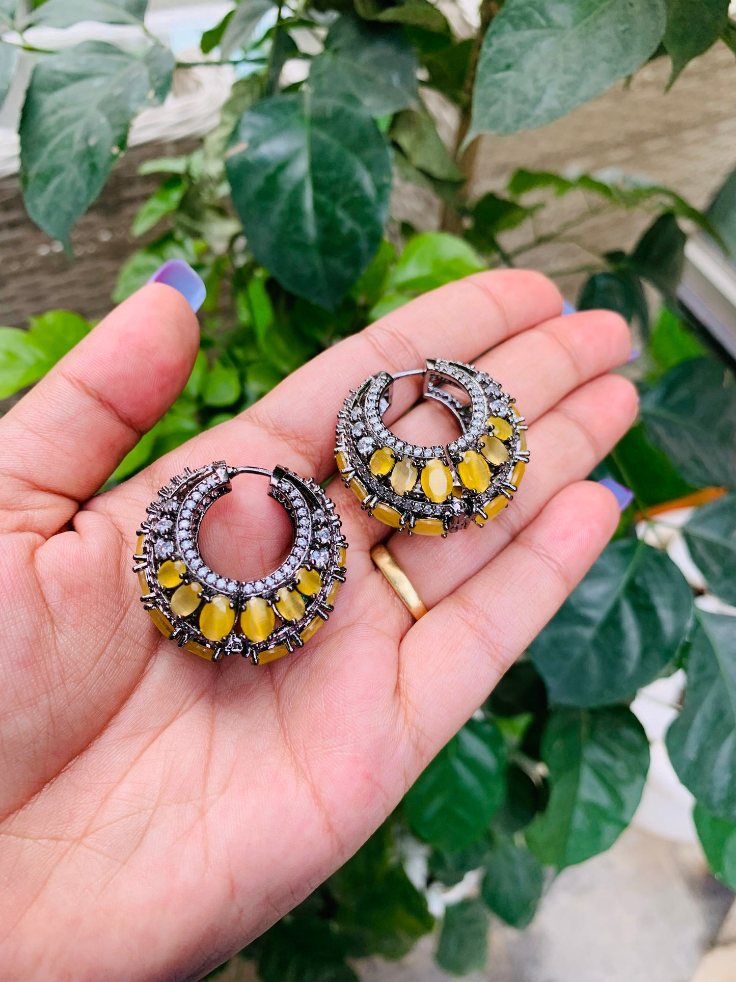 Statement Hoops(Baalis) Light Colors