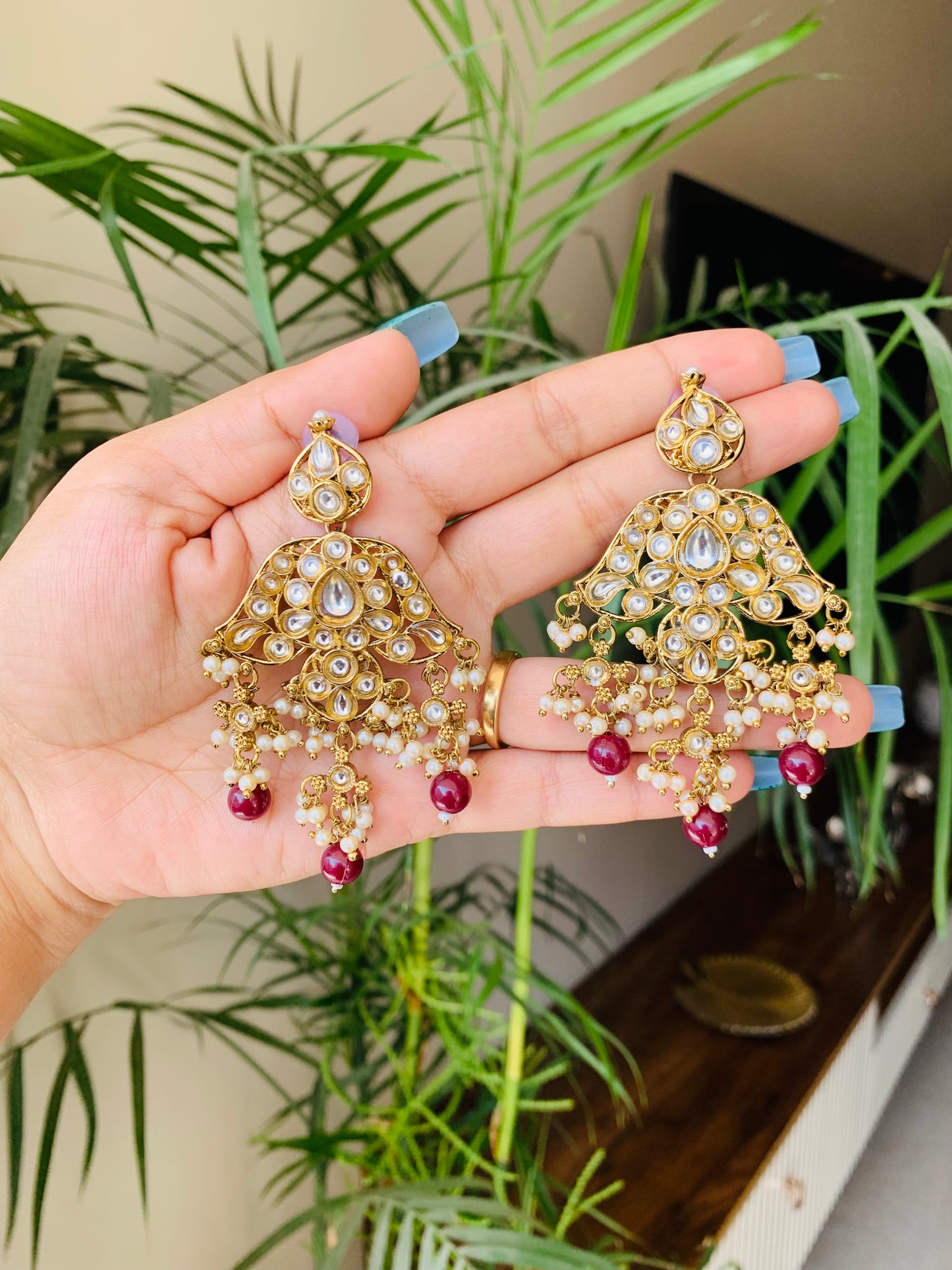 Traditional Kundan Earrings