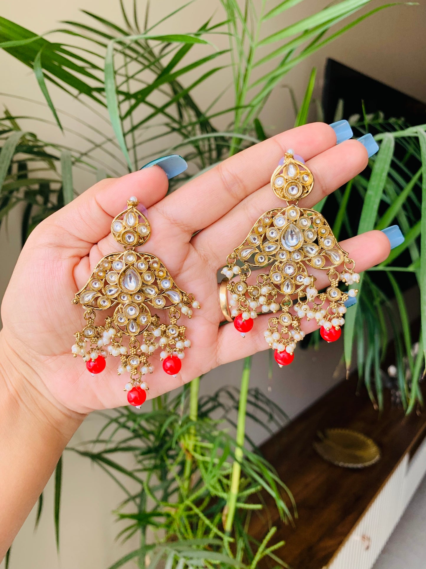 Traditional Kundan Earrings