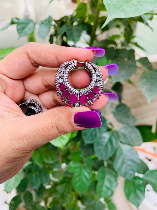 Statement Hoops (baalis) Dark Colors