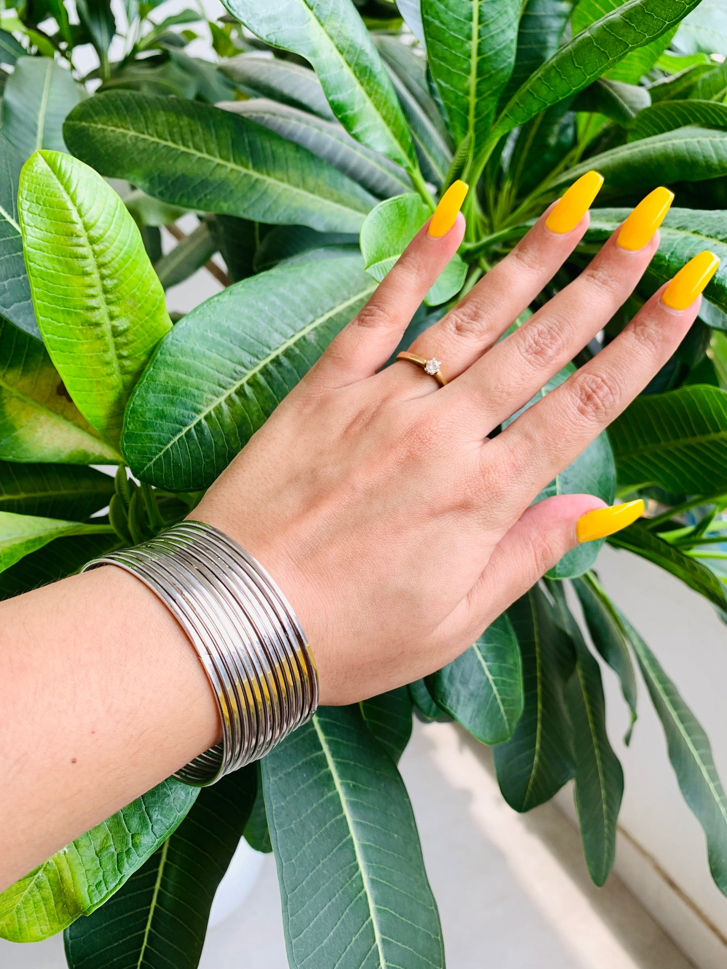 Silver Metal Bangles