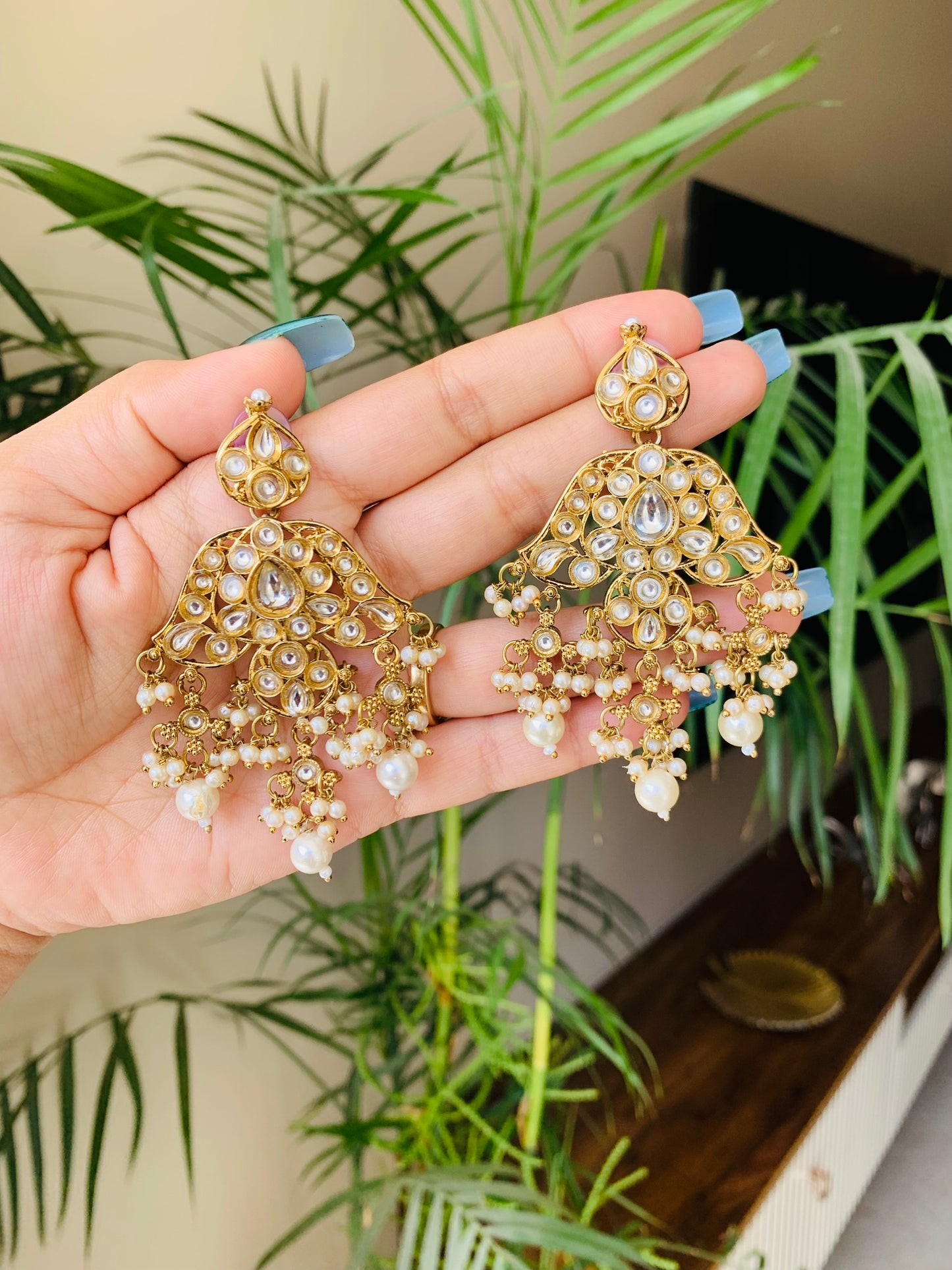 Traditional Kundan Earrings