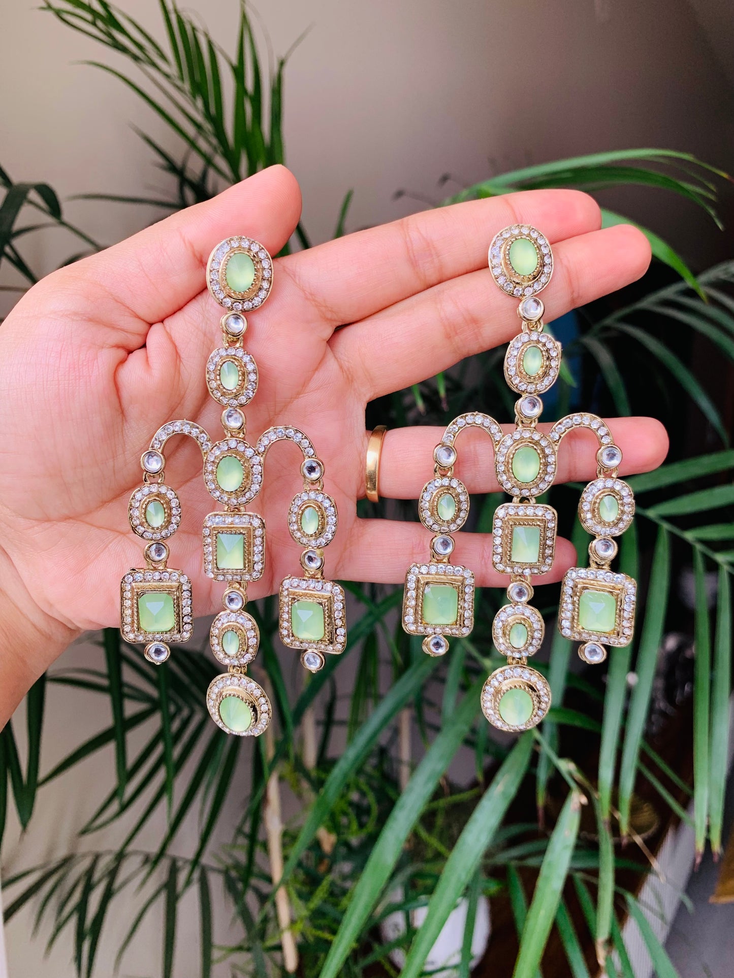 Designer Stone Earrings