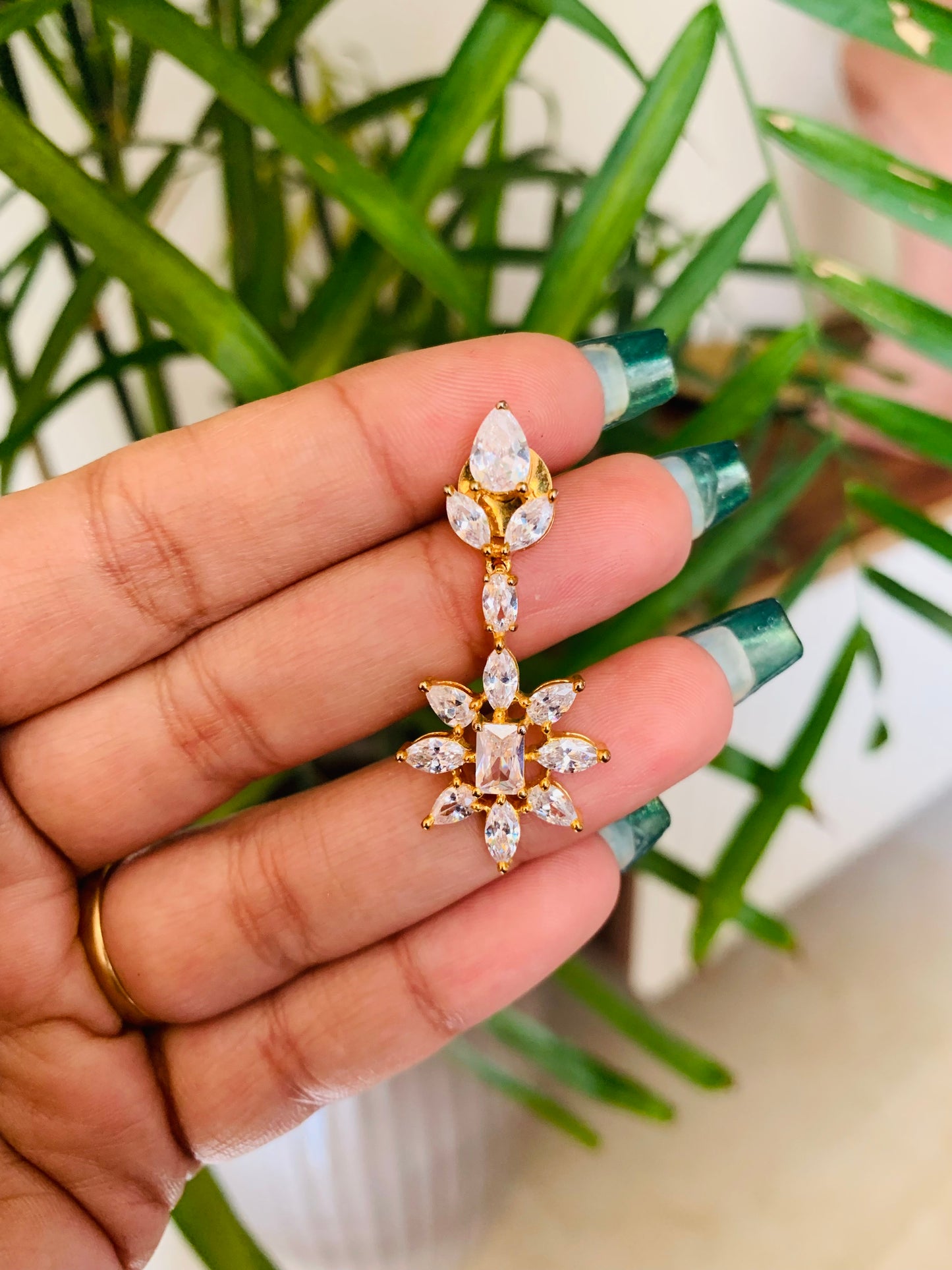 Flower Drop Earrings