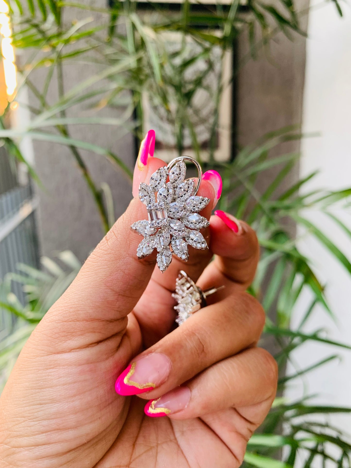 Peacock Style Earrings