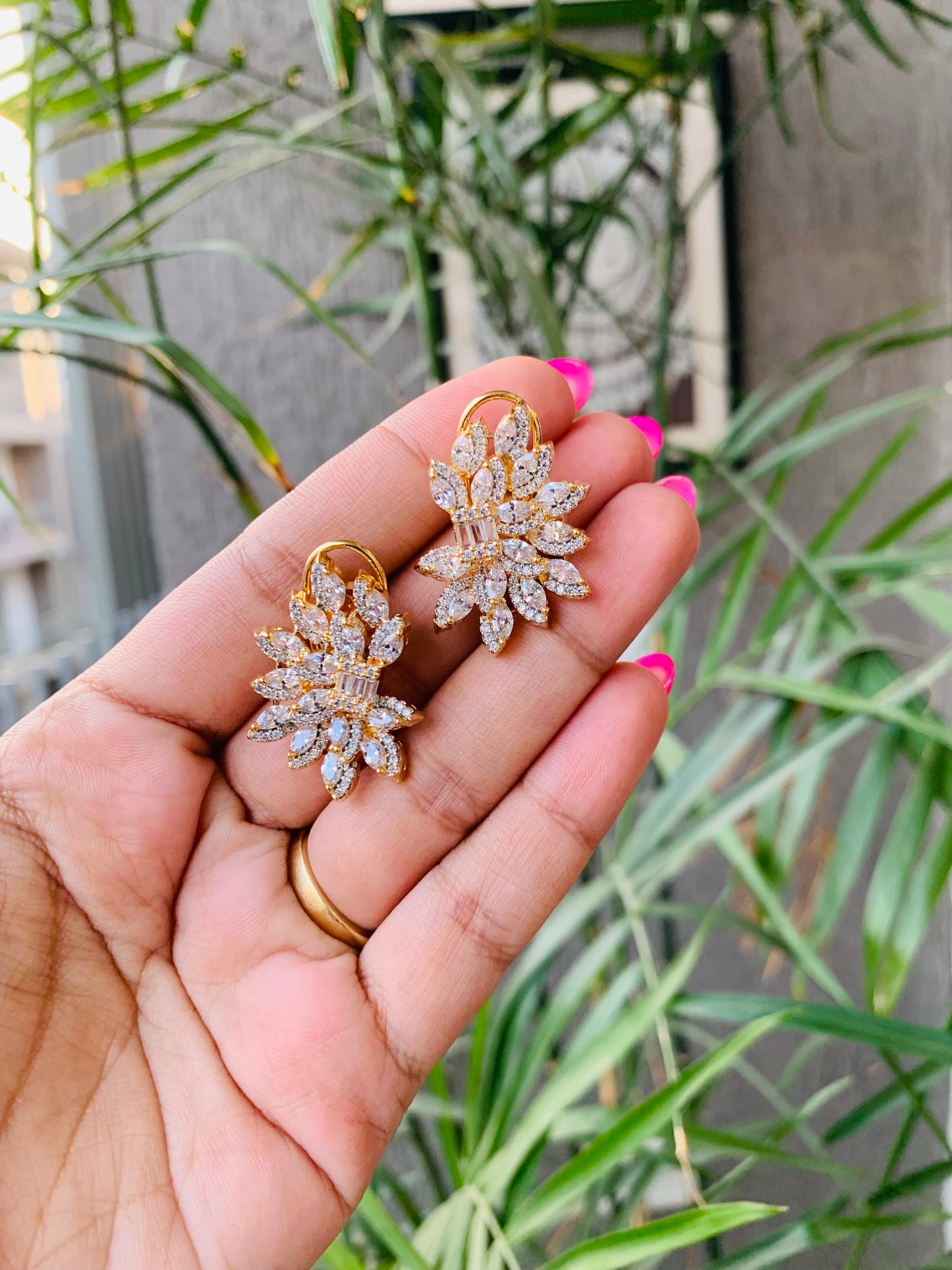 Peacock Style Earrings