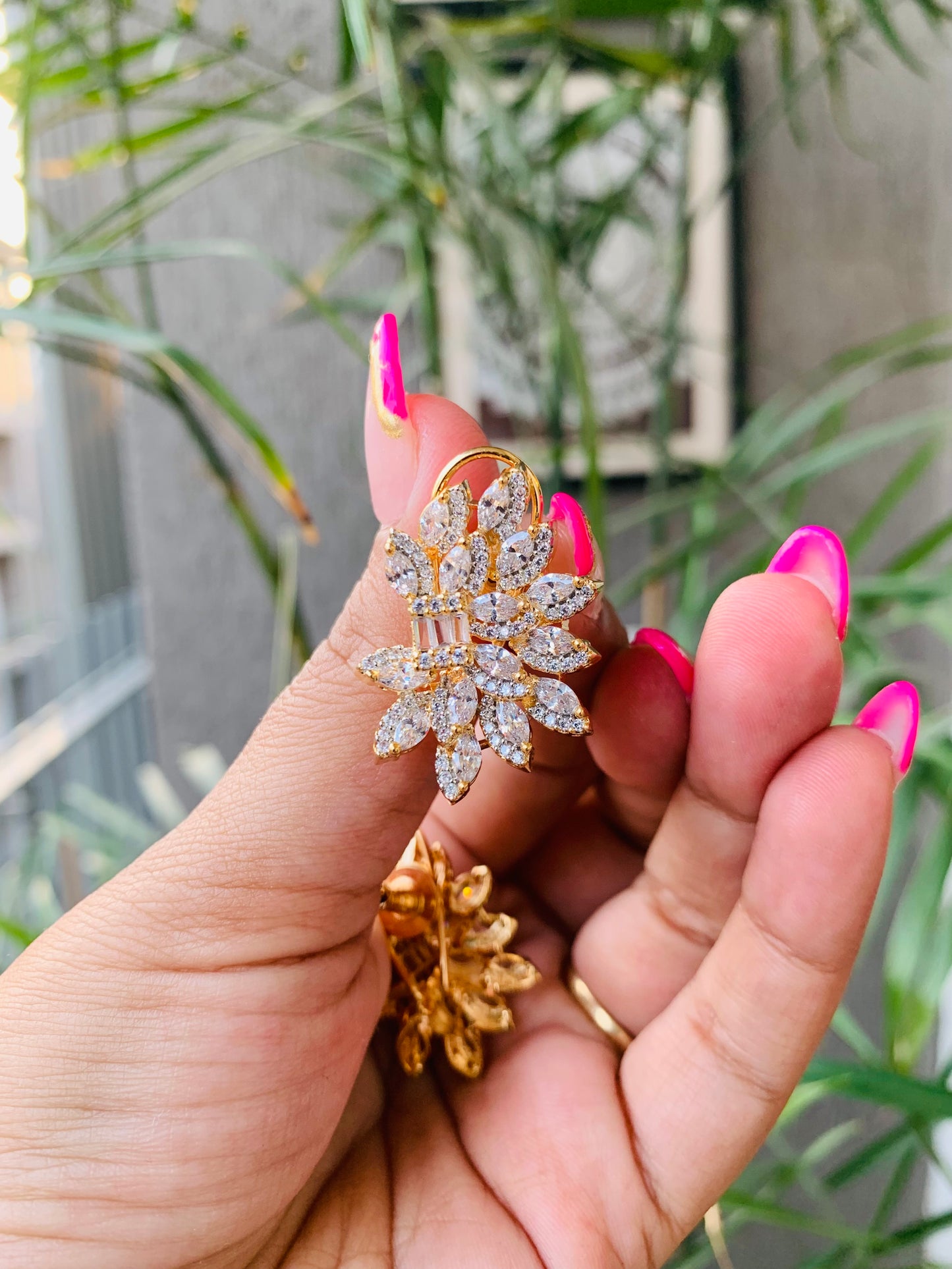 Peacock Style Earrings