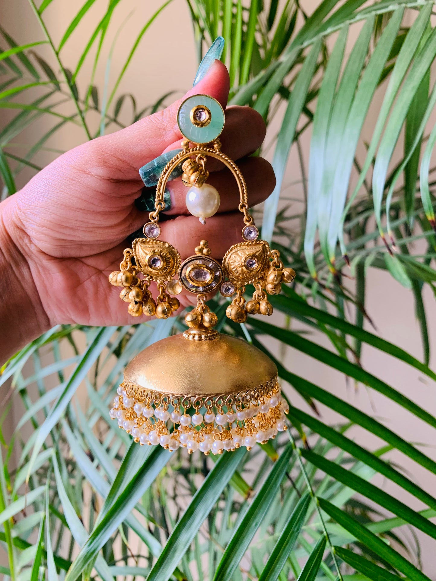 Jumbo Jaipuri Jhumka Earrings