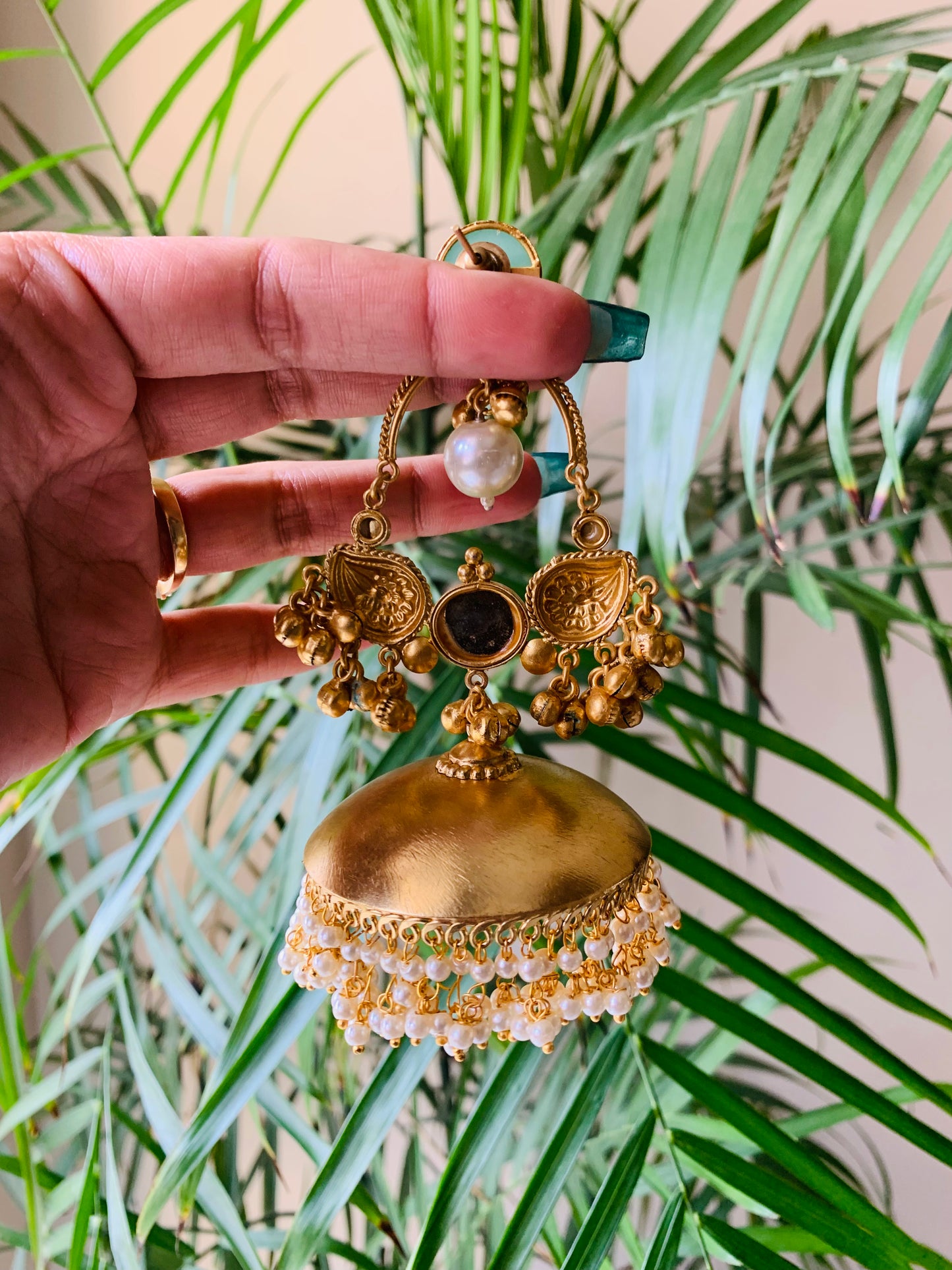 Jumbo Jaipuri Jhumka Earrings