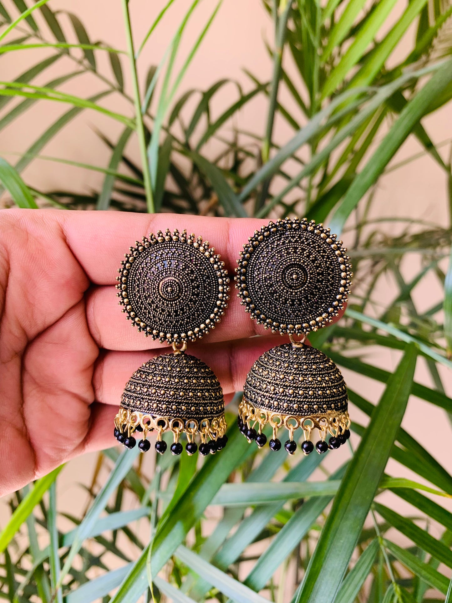 Round Stud Jhumka