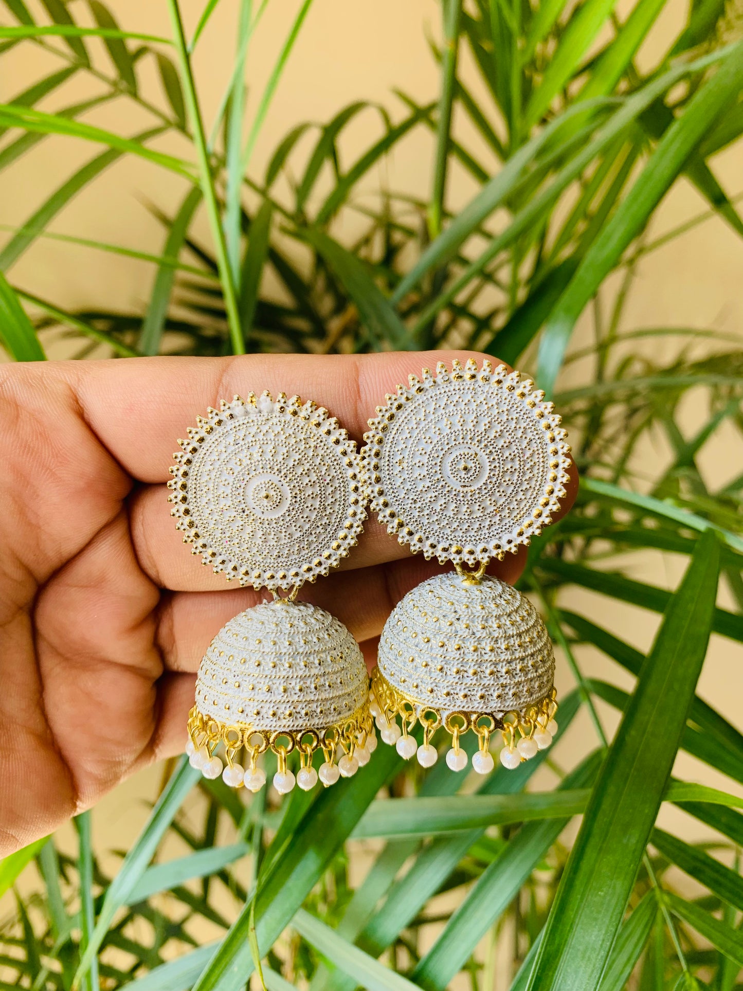 Round Stud Jhumka