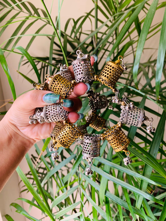 Jhumki Shaped Adjustable Bangle