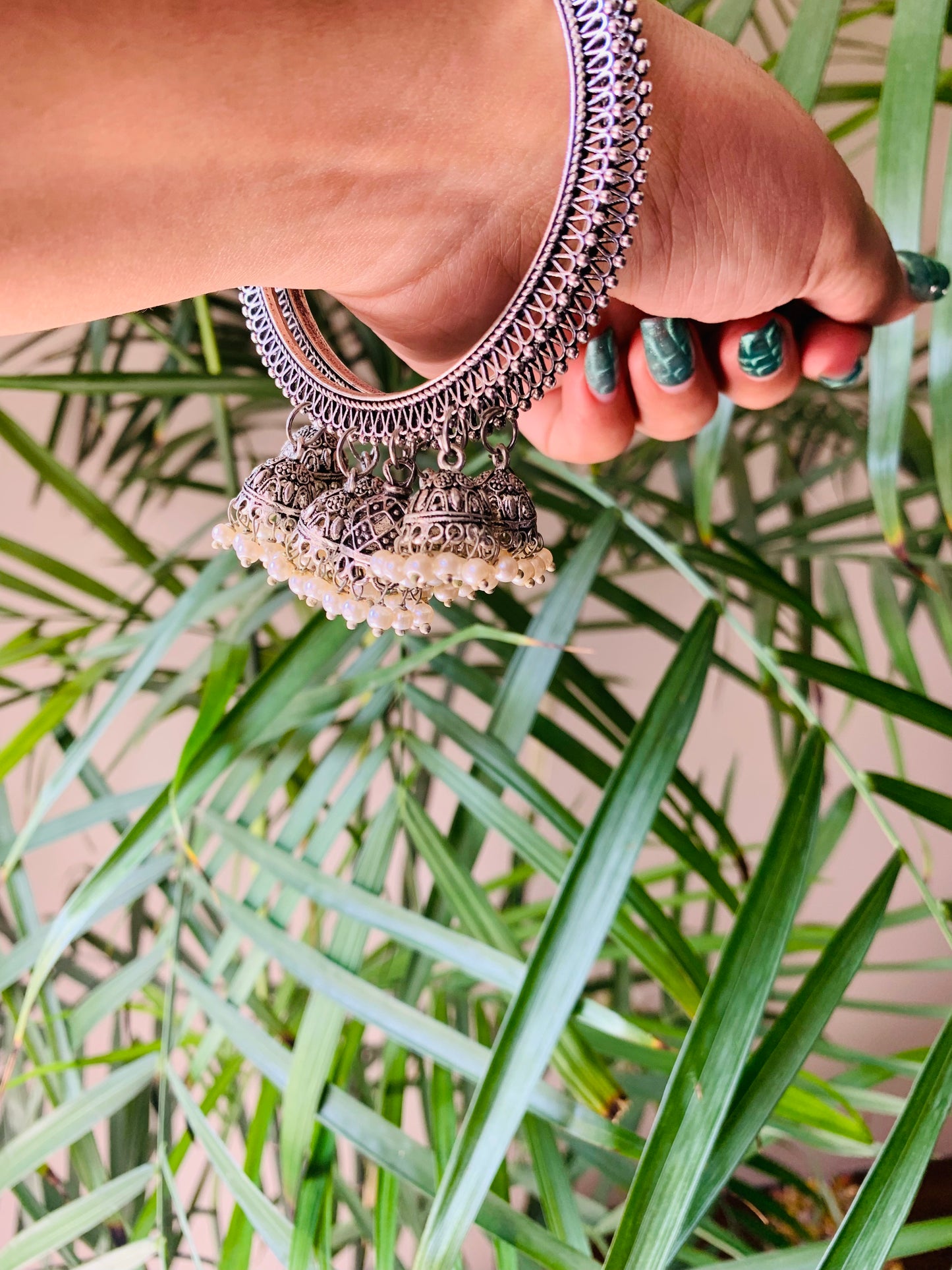 Pearl 4 Jhumki Bangles