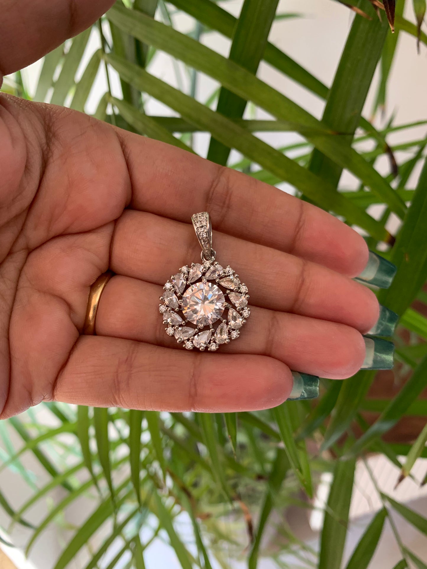 American Diamonds Pendant Set