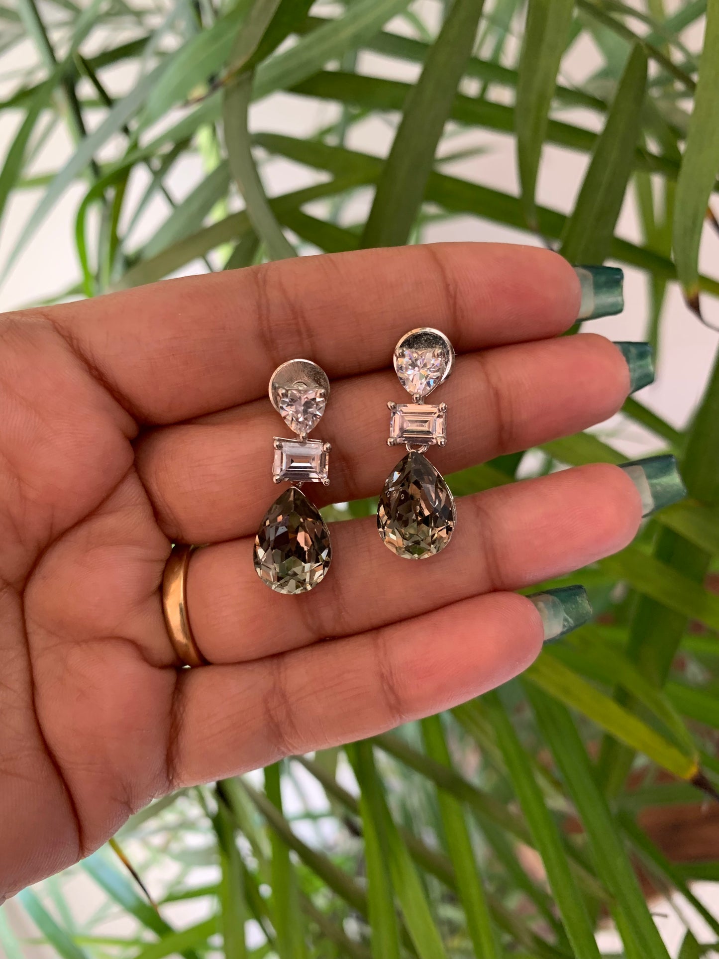 Olive Green Pendant Set