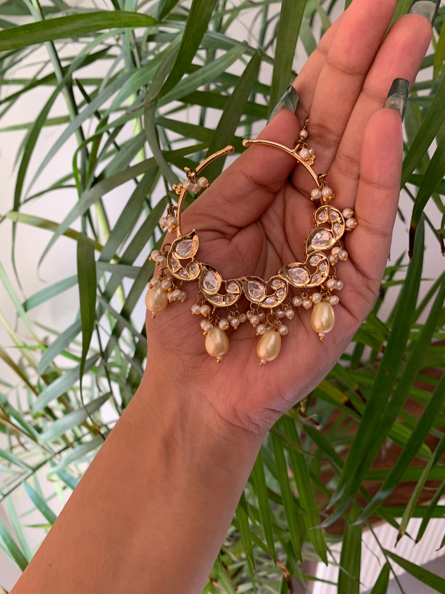 Big Size Kundan Nath