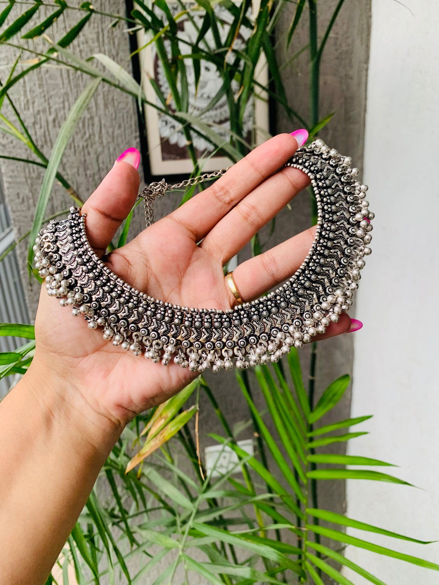 Ghungroo Gajra Choker