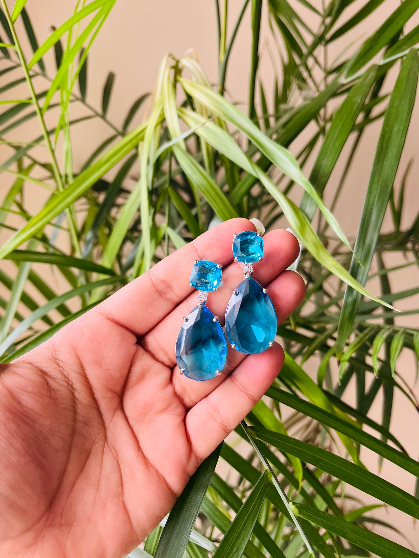 Tear Drop Statement Earrings