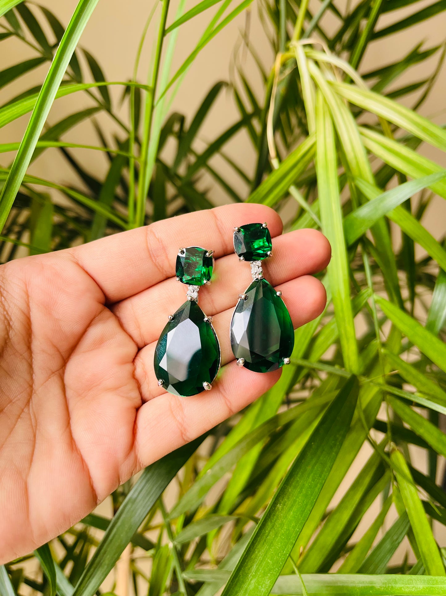 Tear Drop Statement Earrings