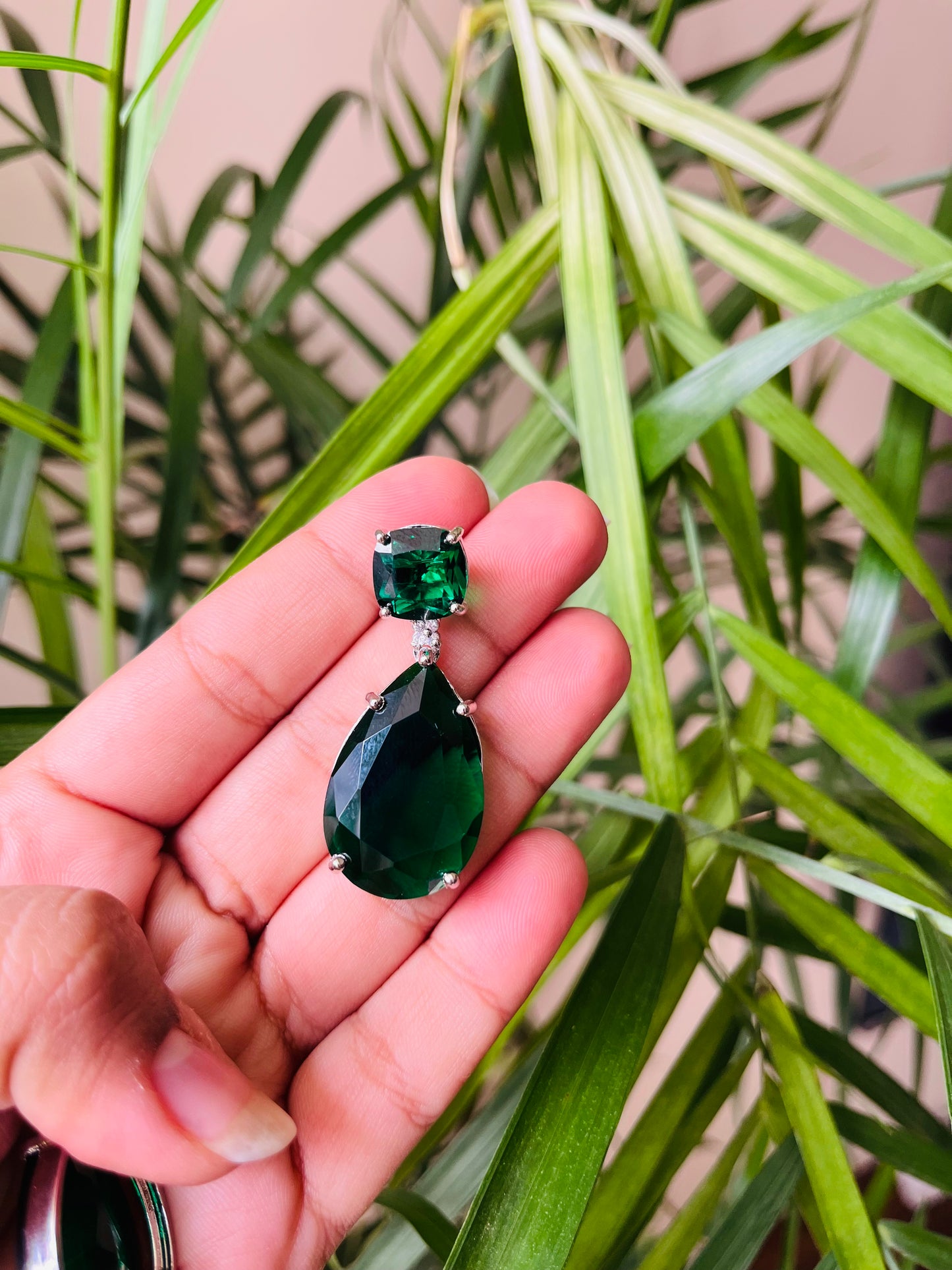 Tear Drop Statement Earrings