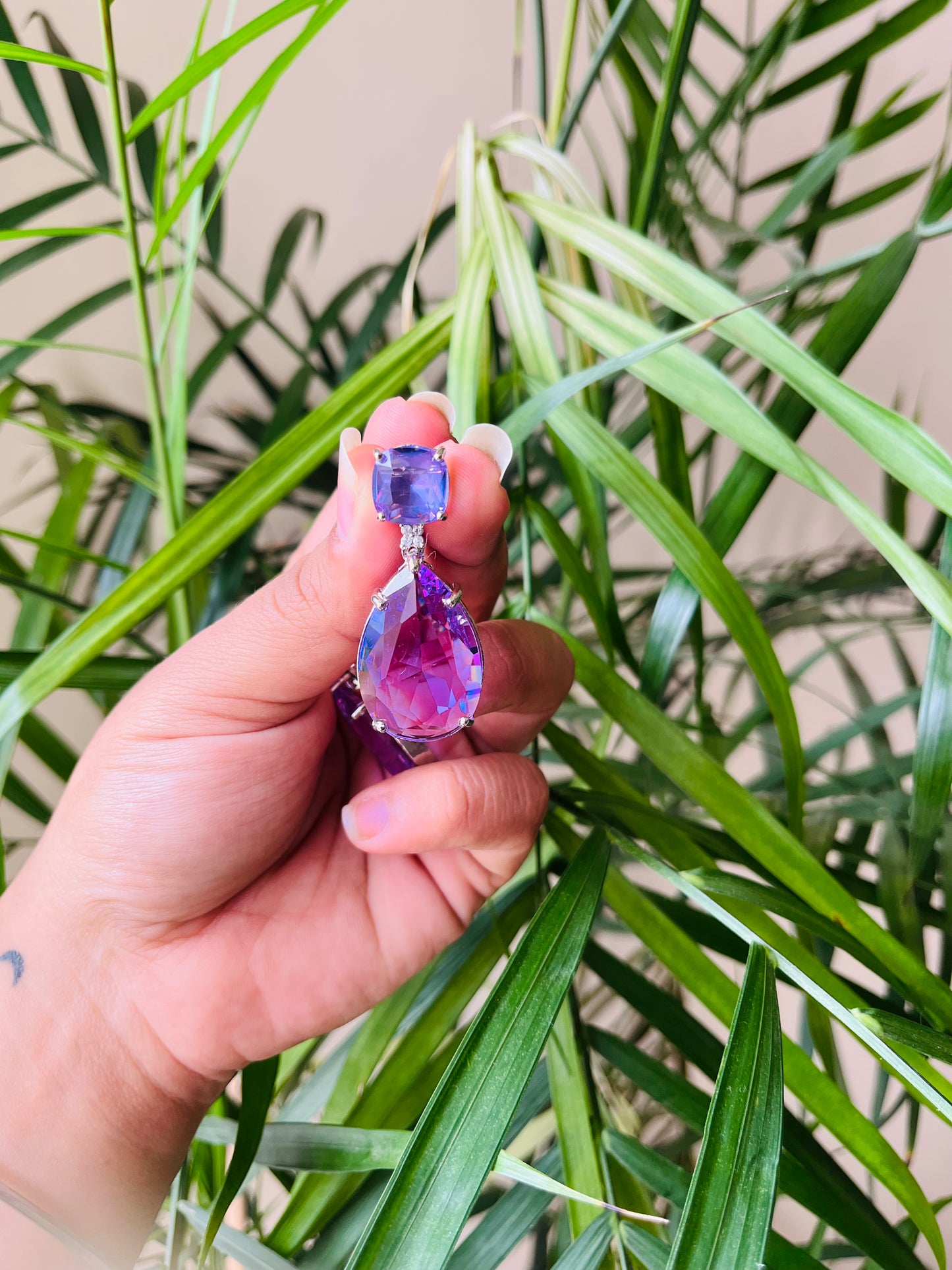 Tear Drop Statement Earrings