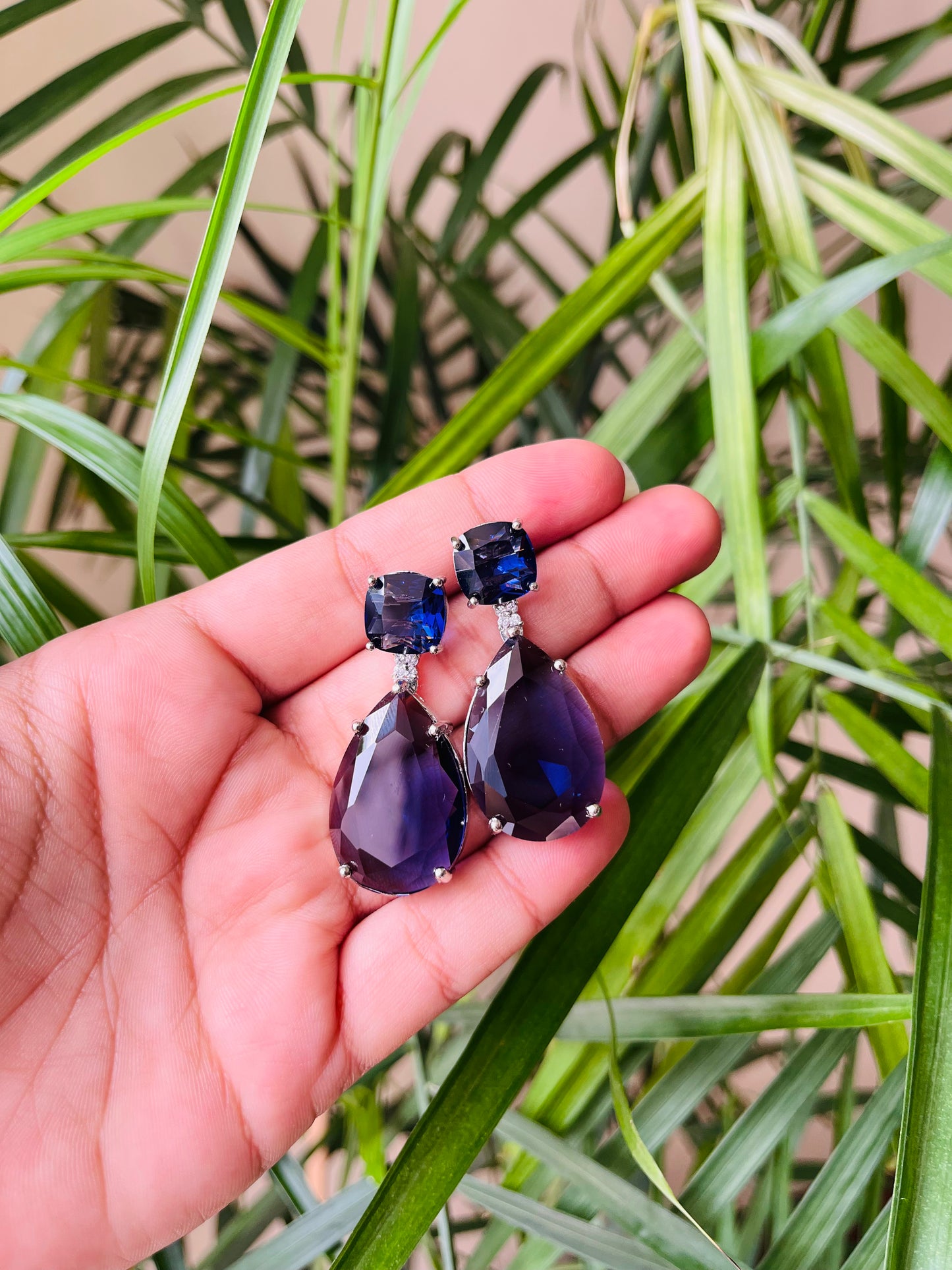 Tear Drop Statement Earrings