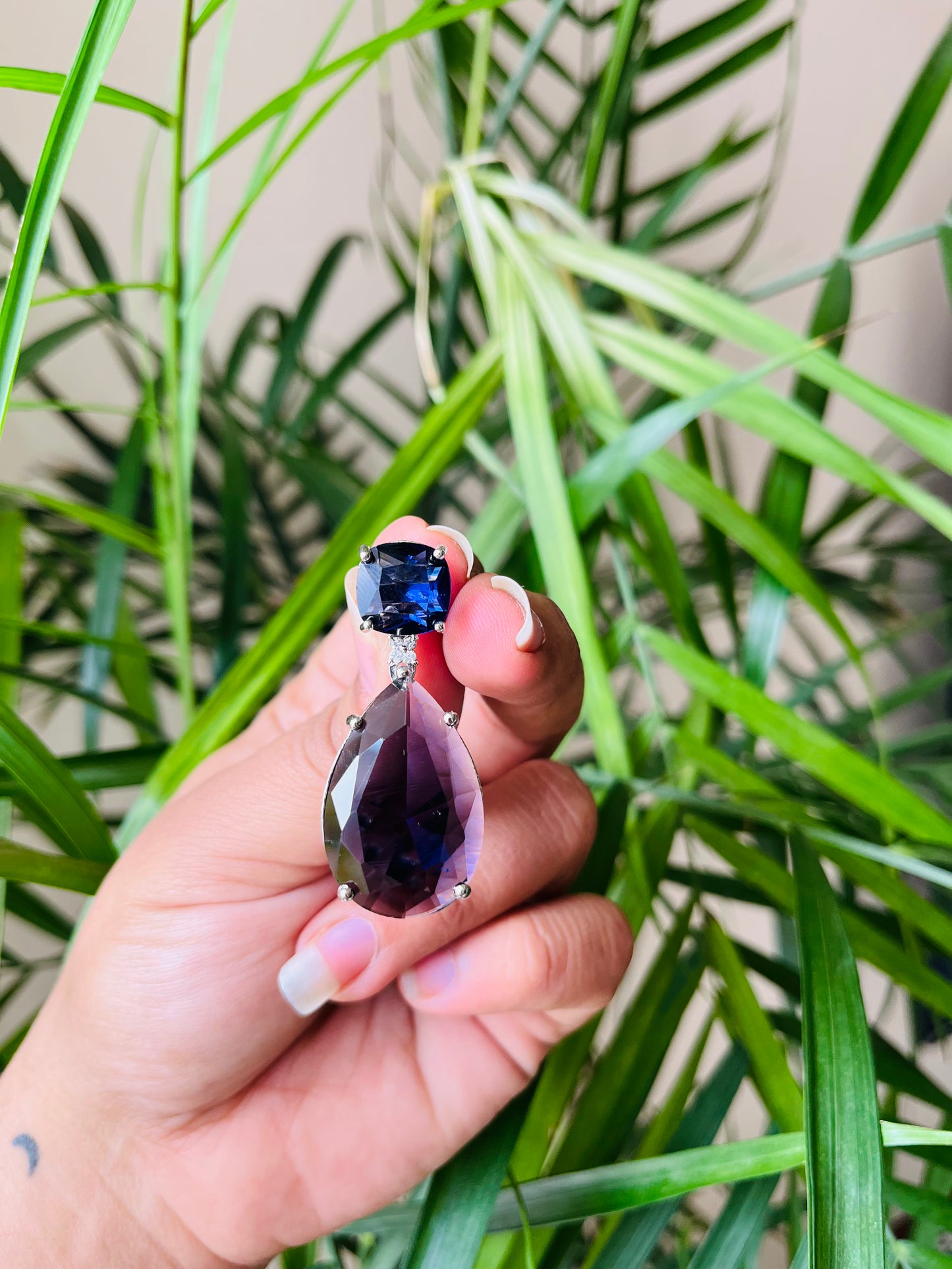Tear Drop Statement Earrings