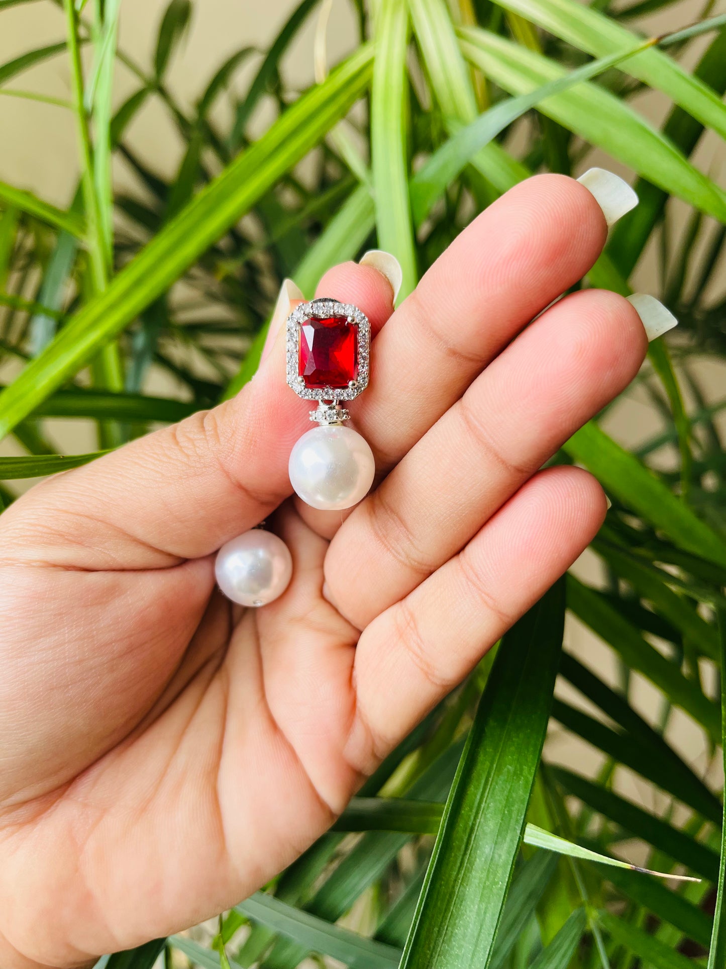 Small Pearl Drop Studs