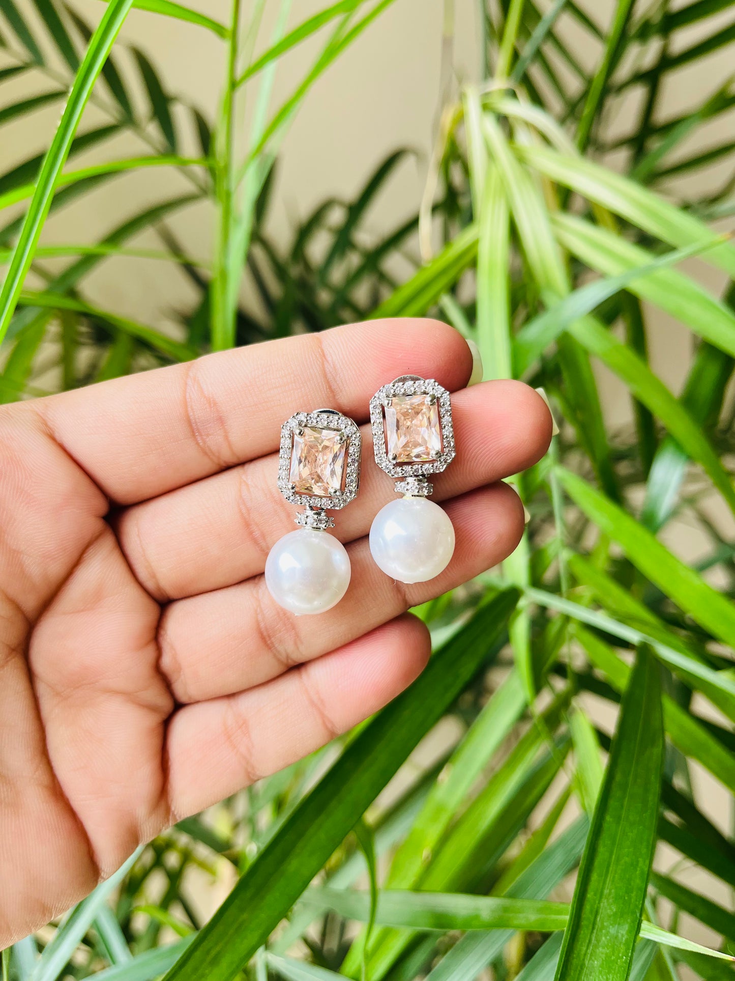 Small Pearl Drop Studs