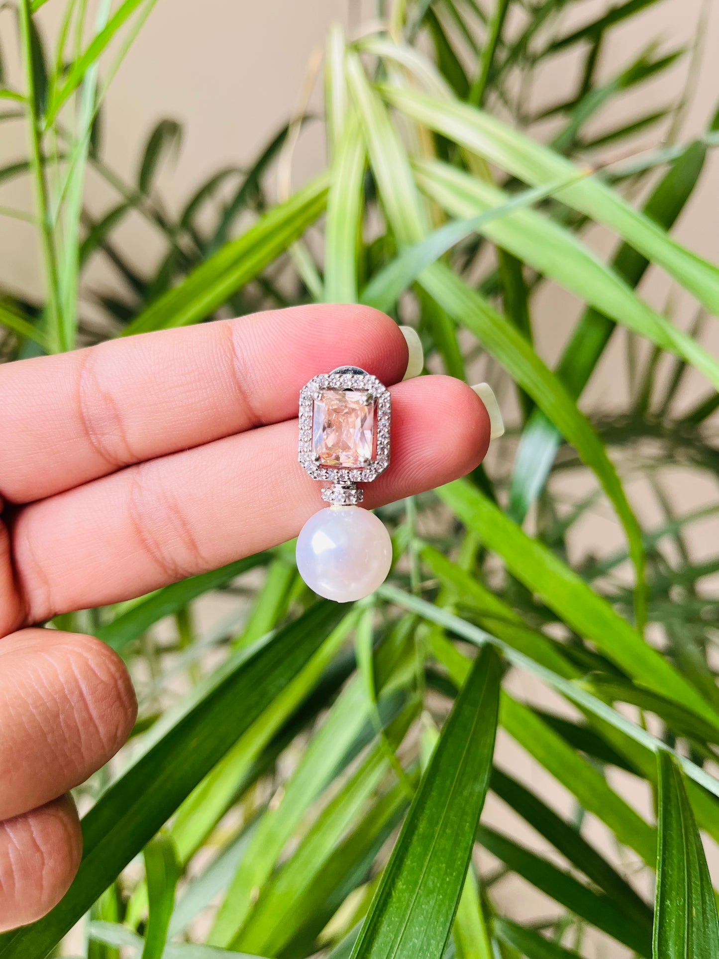 Small Pearl Drop Studs