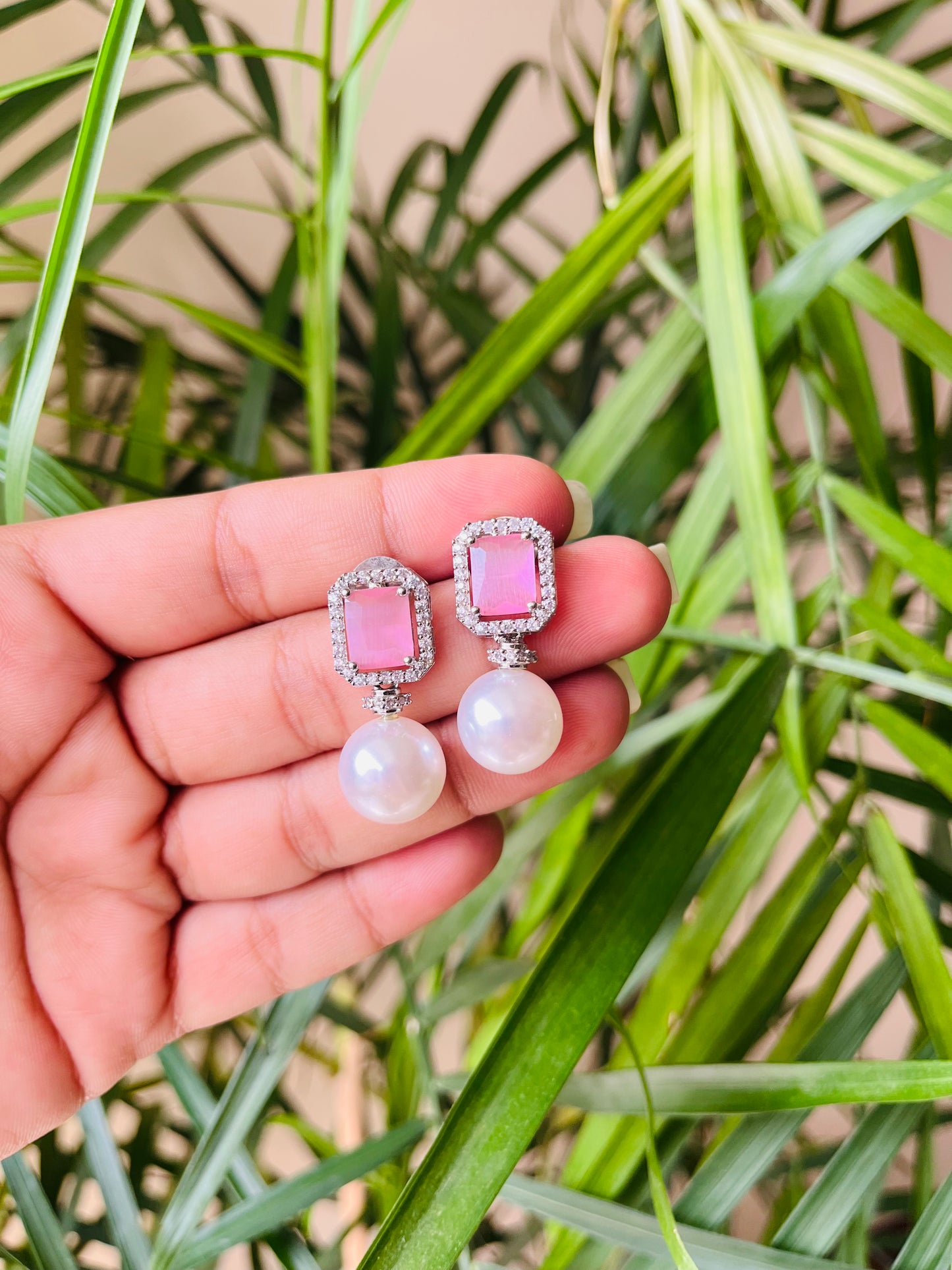 Small Pearl Drop Studs