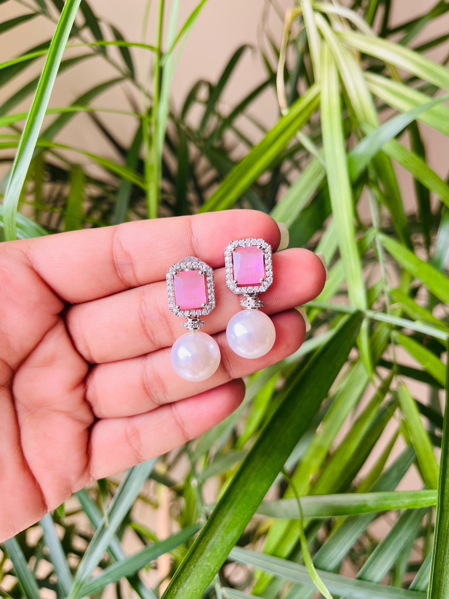 Small Pearl Drop Studs
