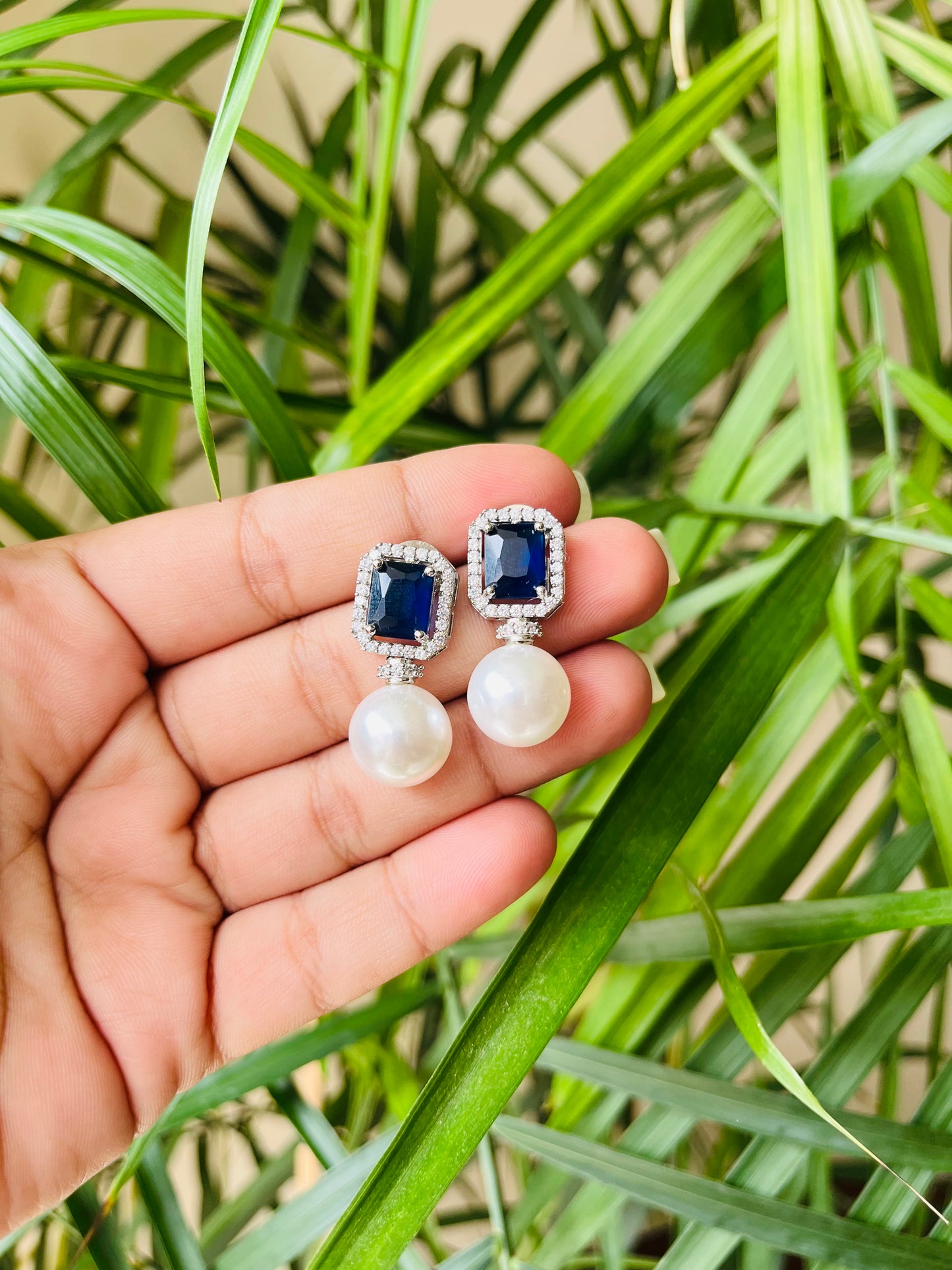 Small Pearl Drop Studs