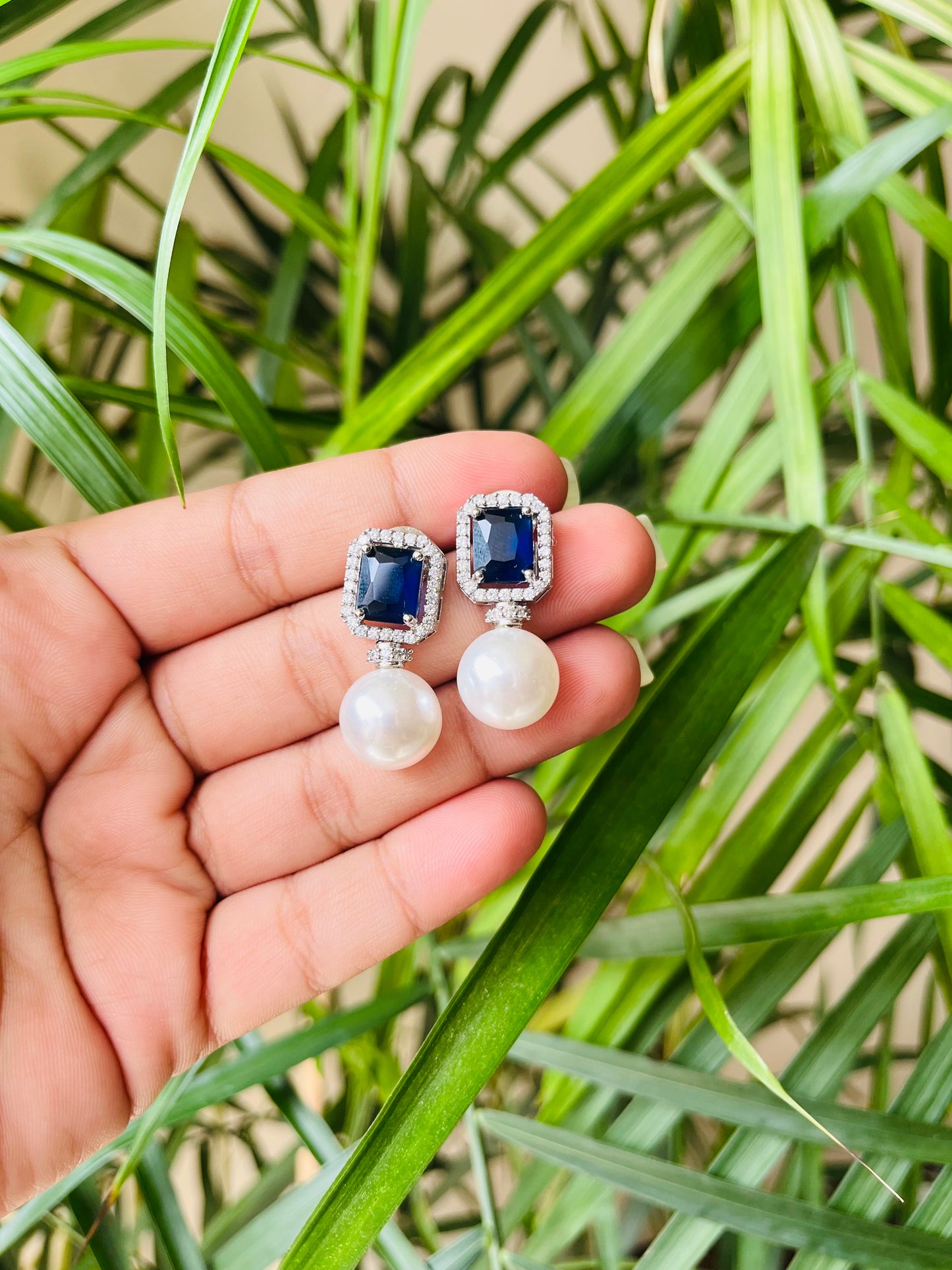 Small Pearl Drop Studs
