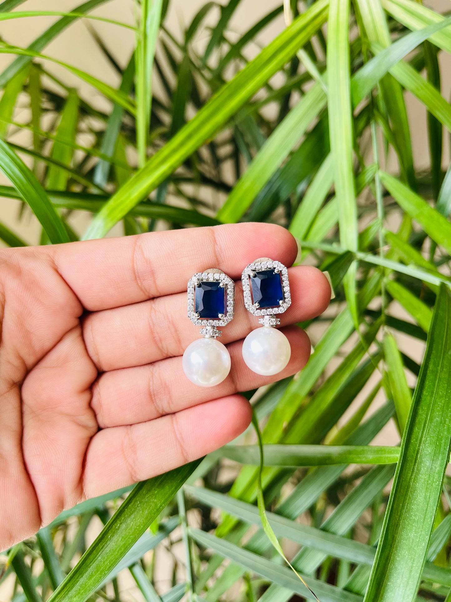 Small Pearl Drop Studs