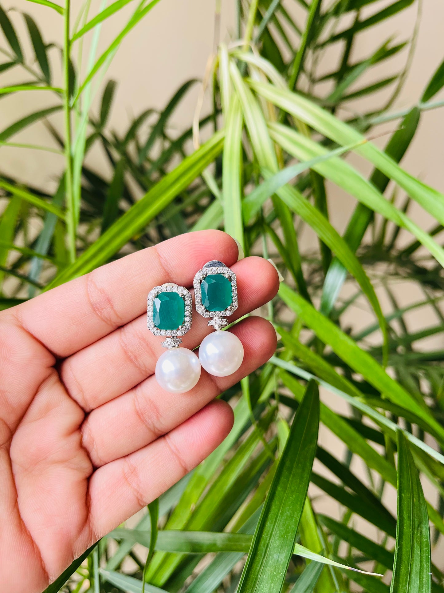 Small Pearl Drop Studs