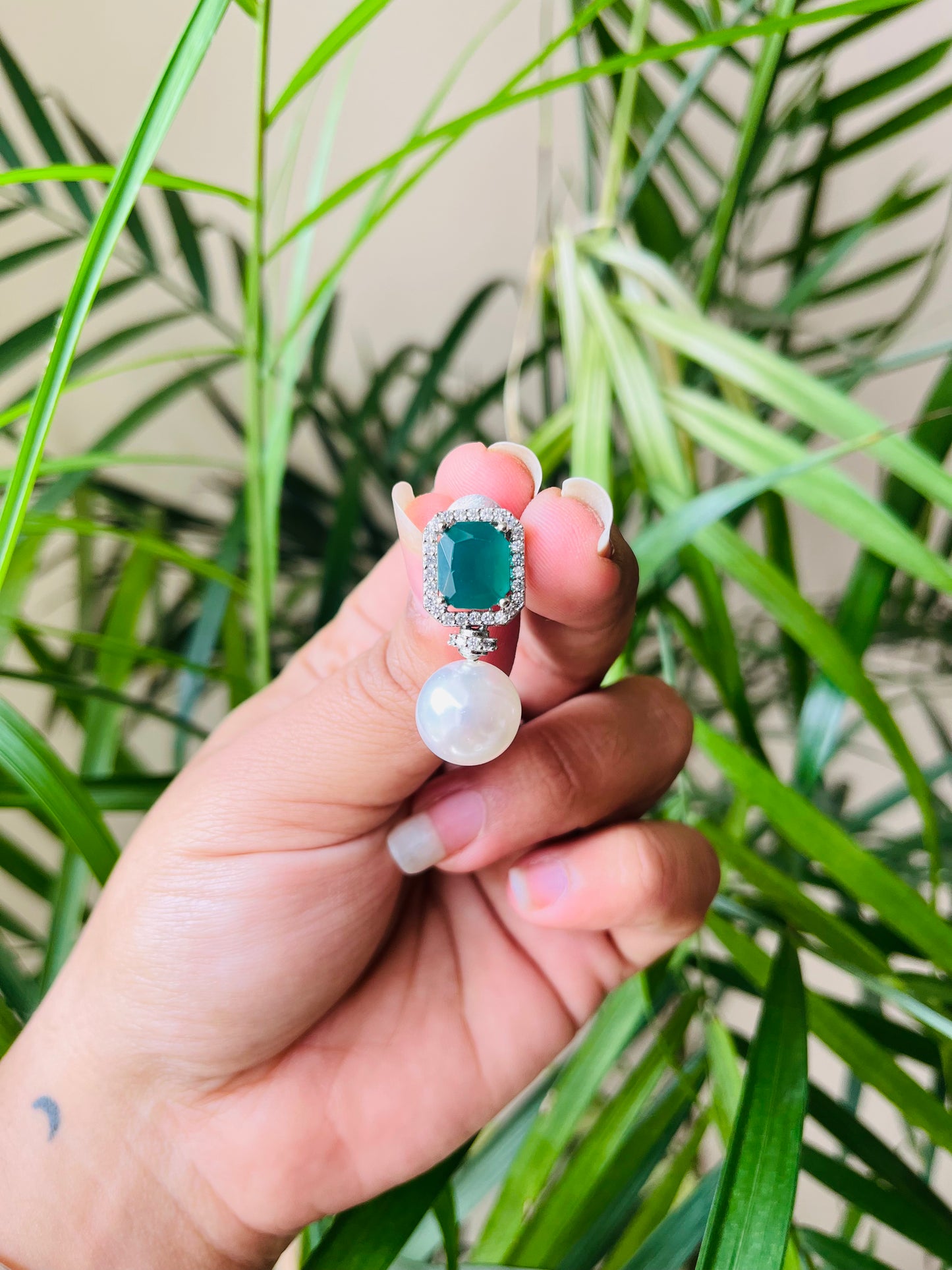 Small Pearl Drop Studs
