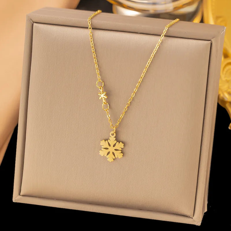 Snowflake Charm Necklace